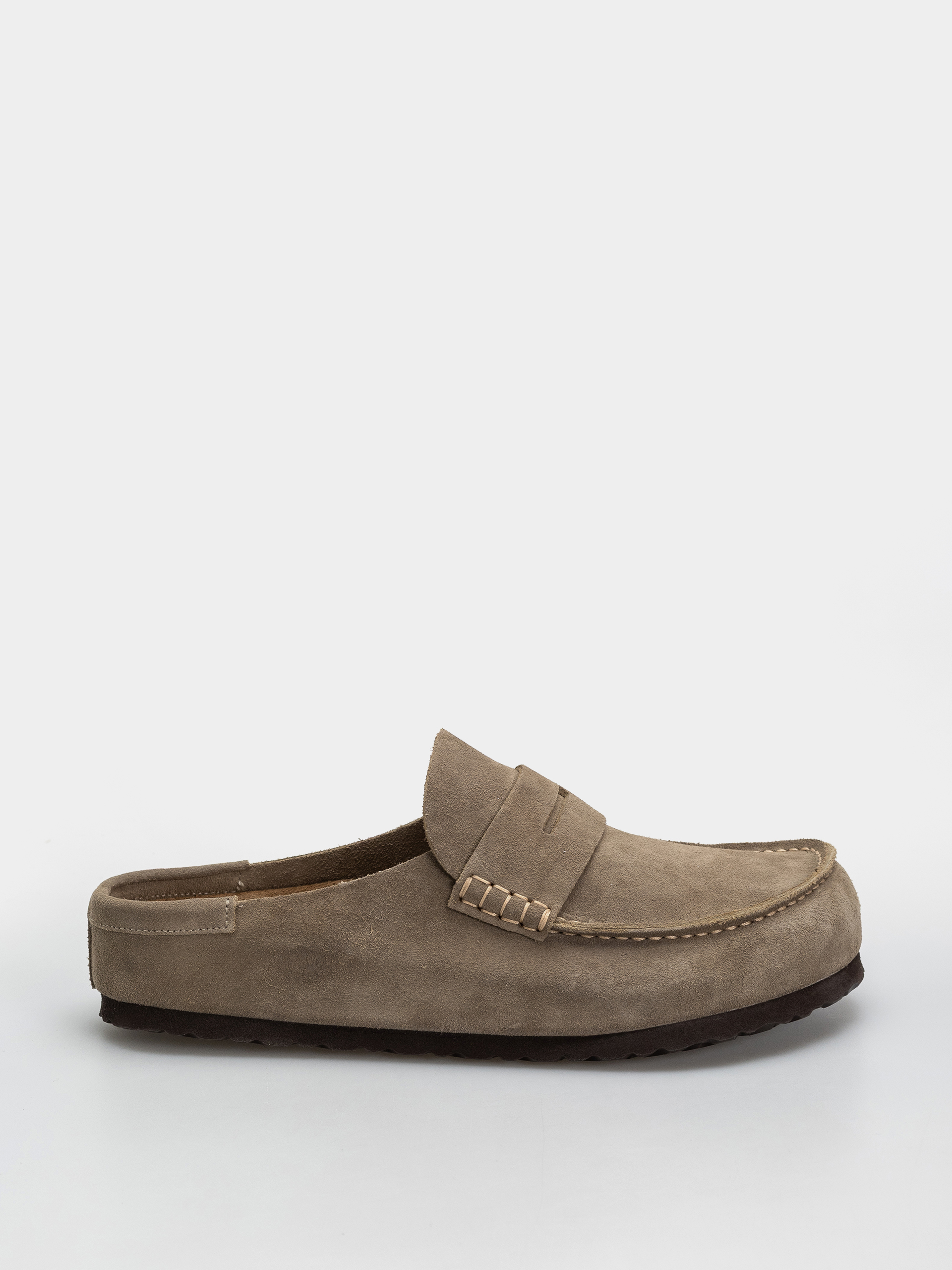 Plážovky Birkenstock Naples Wrapped Suede Leather Regular