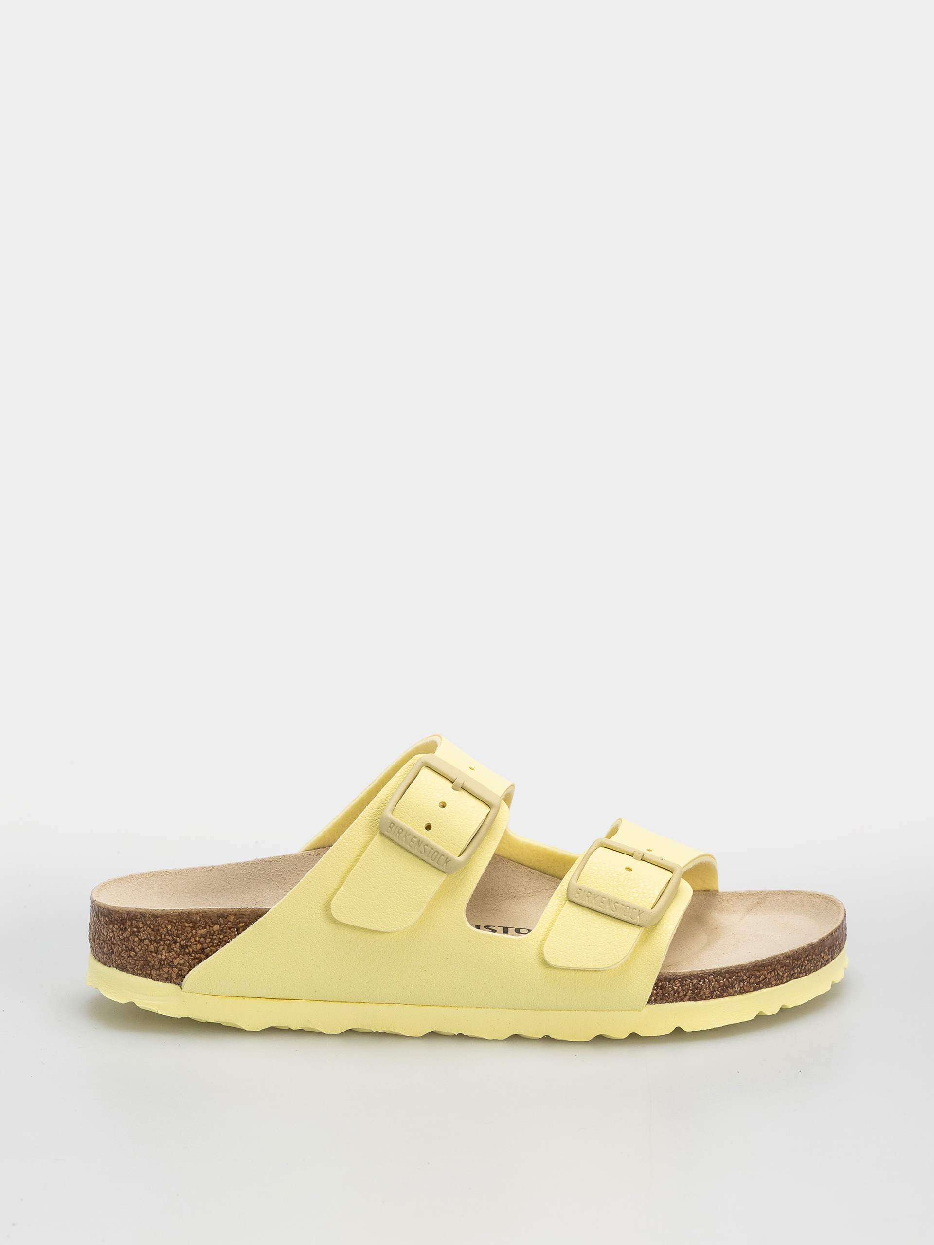 Plážovky Birkenstock Arizona Birko Flor Nubuk Narrow (popcorn)