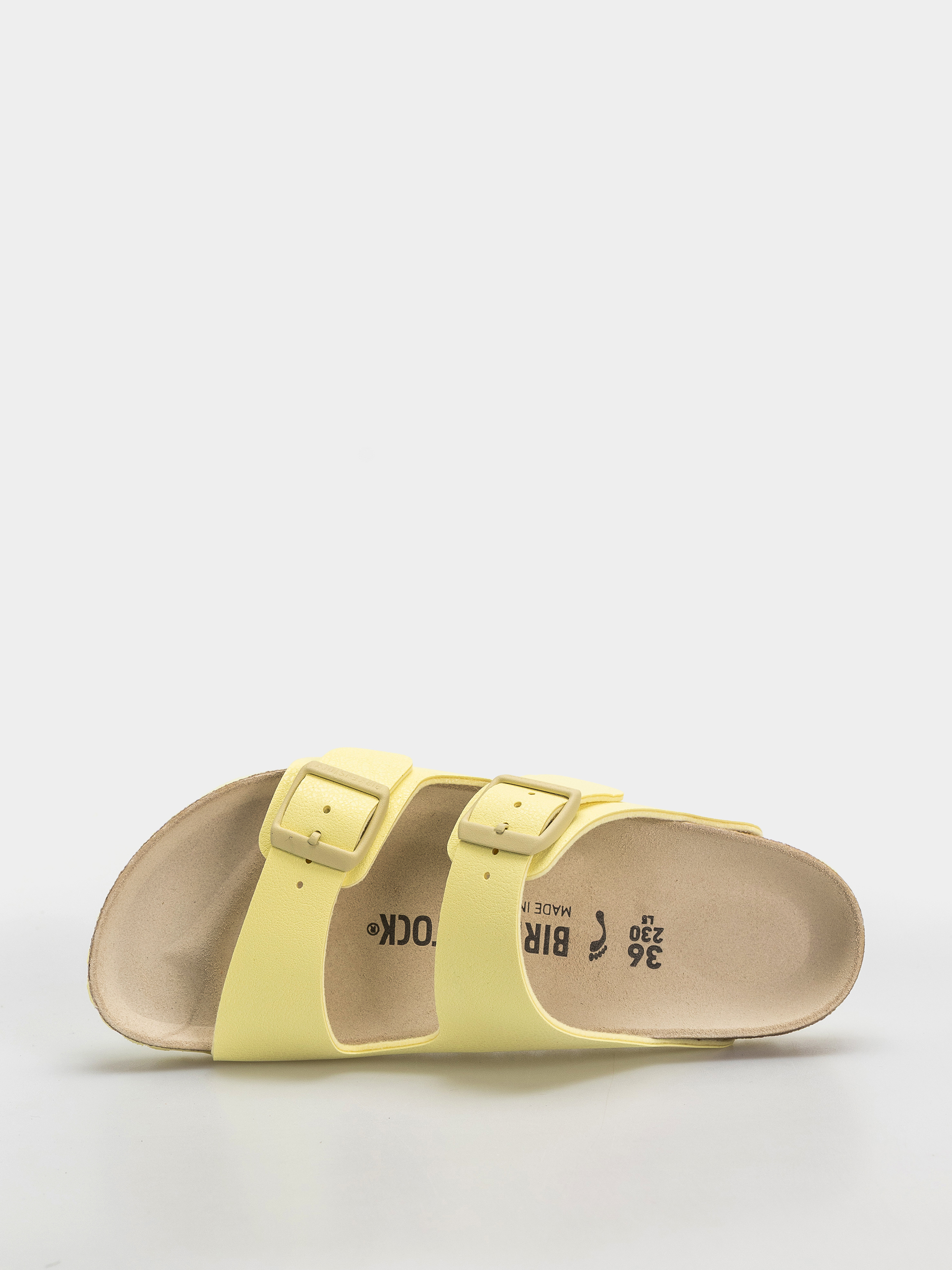 Plážovky Birkenstock Arizona Birko Flor Nubuk Narrow (popcorn)
