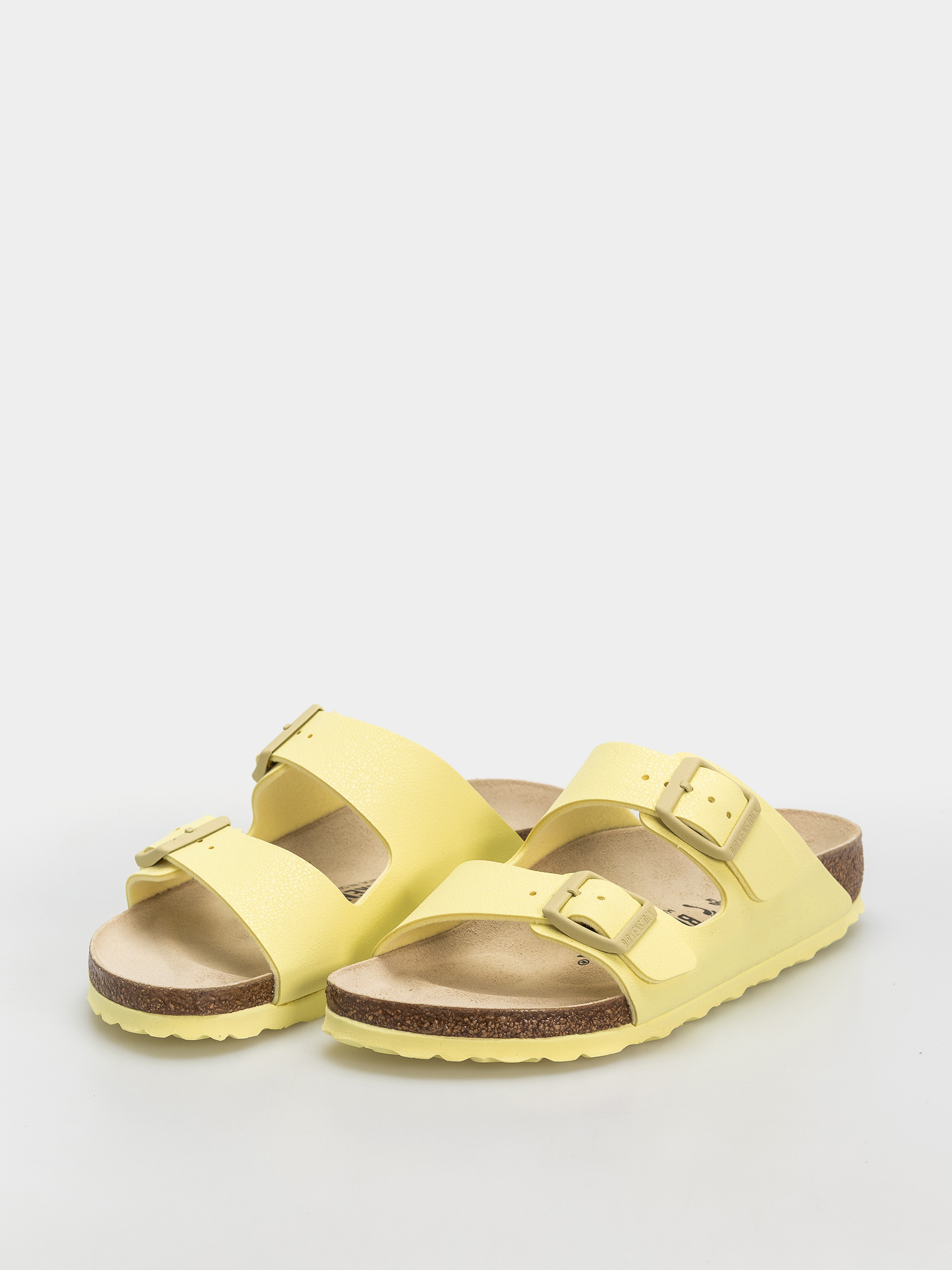 Plážovky Birkenstock Arizona Birko Flor Nubuk Narrow (popcorn)