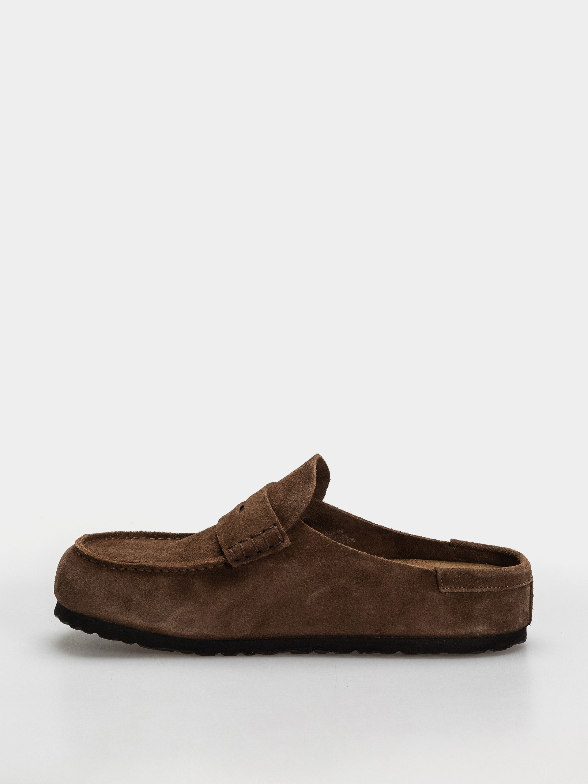 Plážovky Birkenstock Naples Wrapped Suede Leather Regular (carafe)