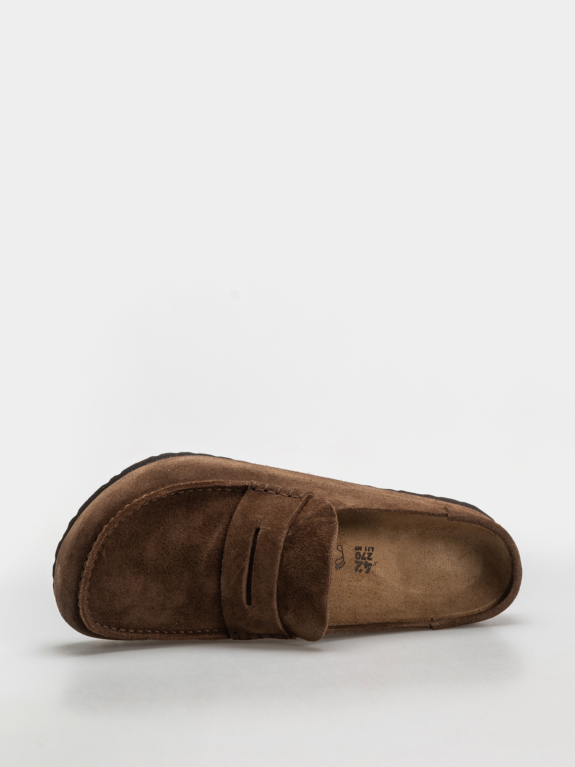 Plážovky Birkenstock Naples Wrapped Suede Leather Regular (carafe)