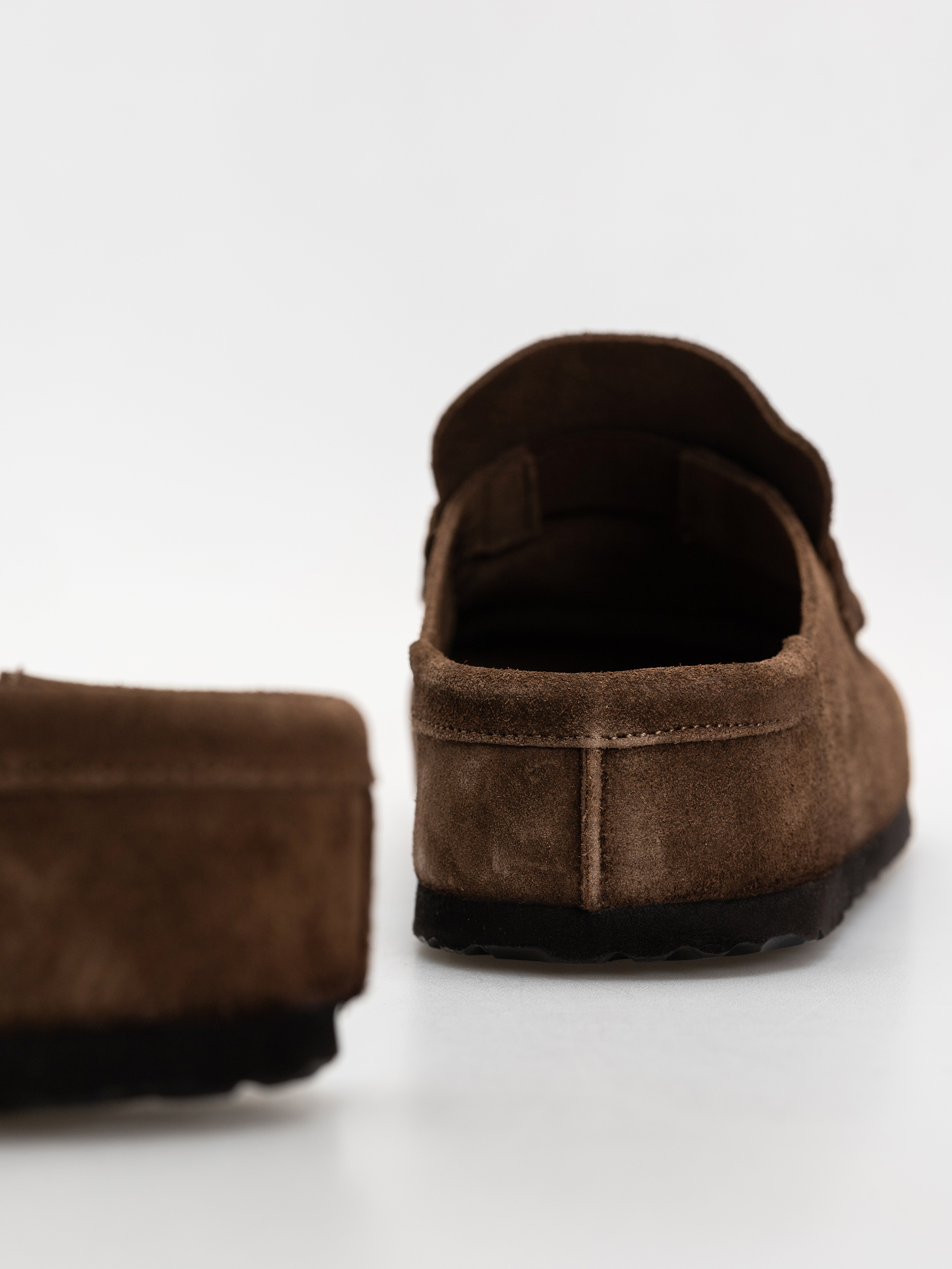 Plážovky Birkenstock Naples Wrapped Suede Leather Regular (carafe)