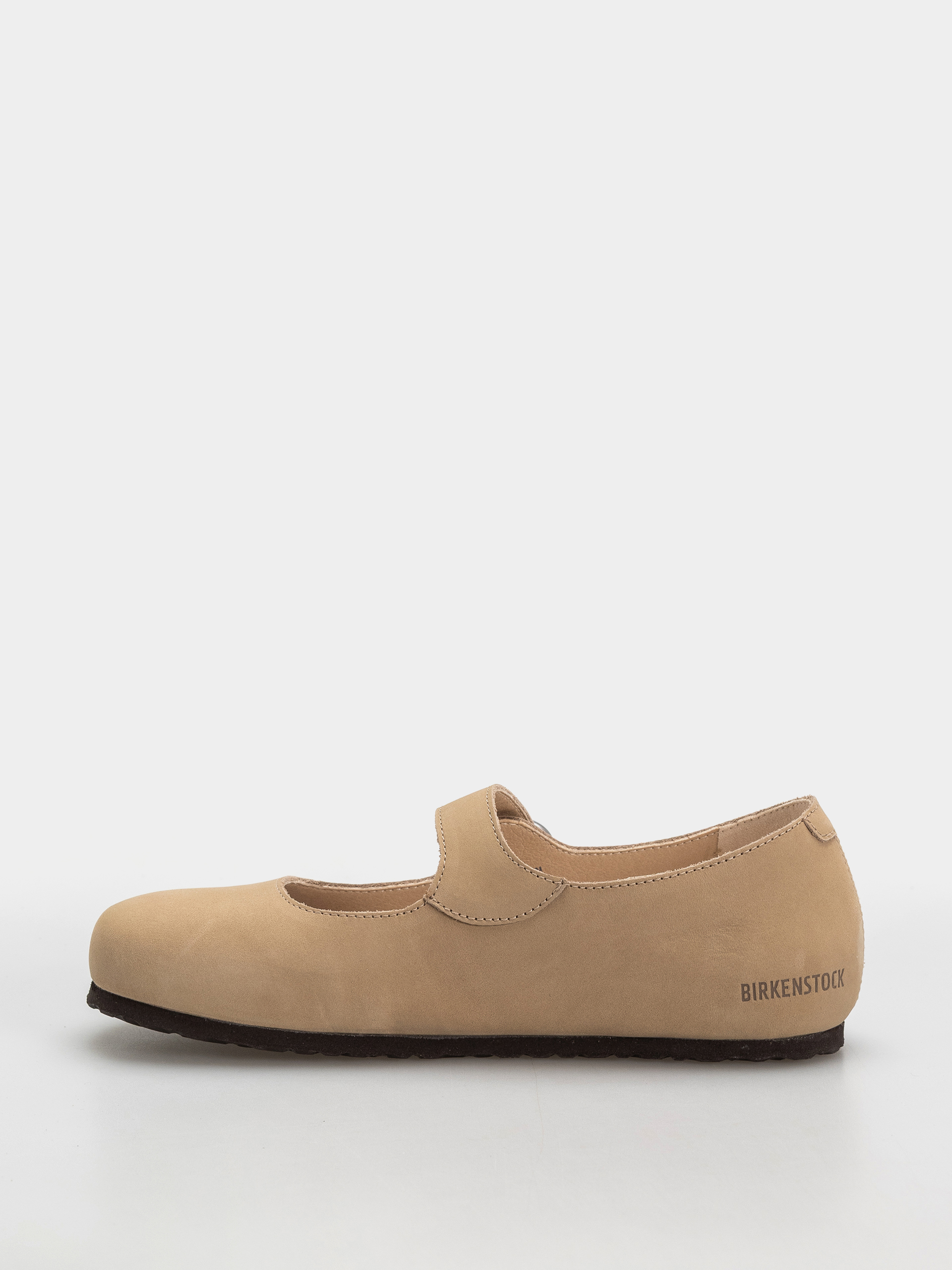 Plážovky Birkenstock Santa Clarita Nubuck Leather Narrow Wmn (sandcastle)