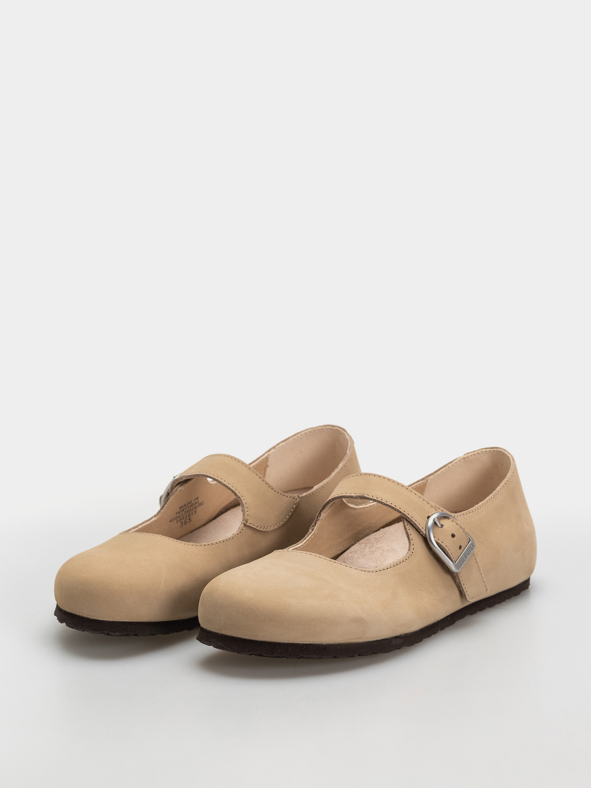 Plážovky Birkenstock Santa Clarita Nubuck Leather Narrow Wmn (sandcastle)