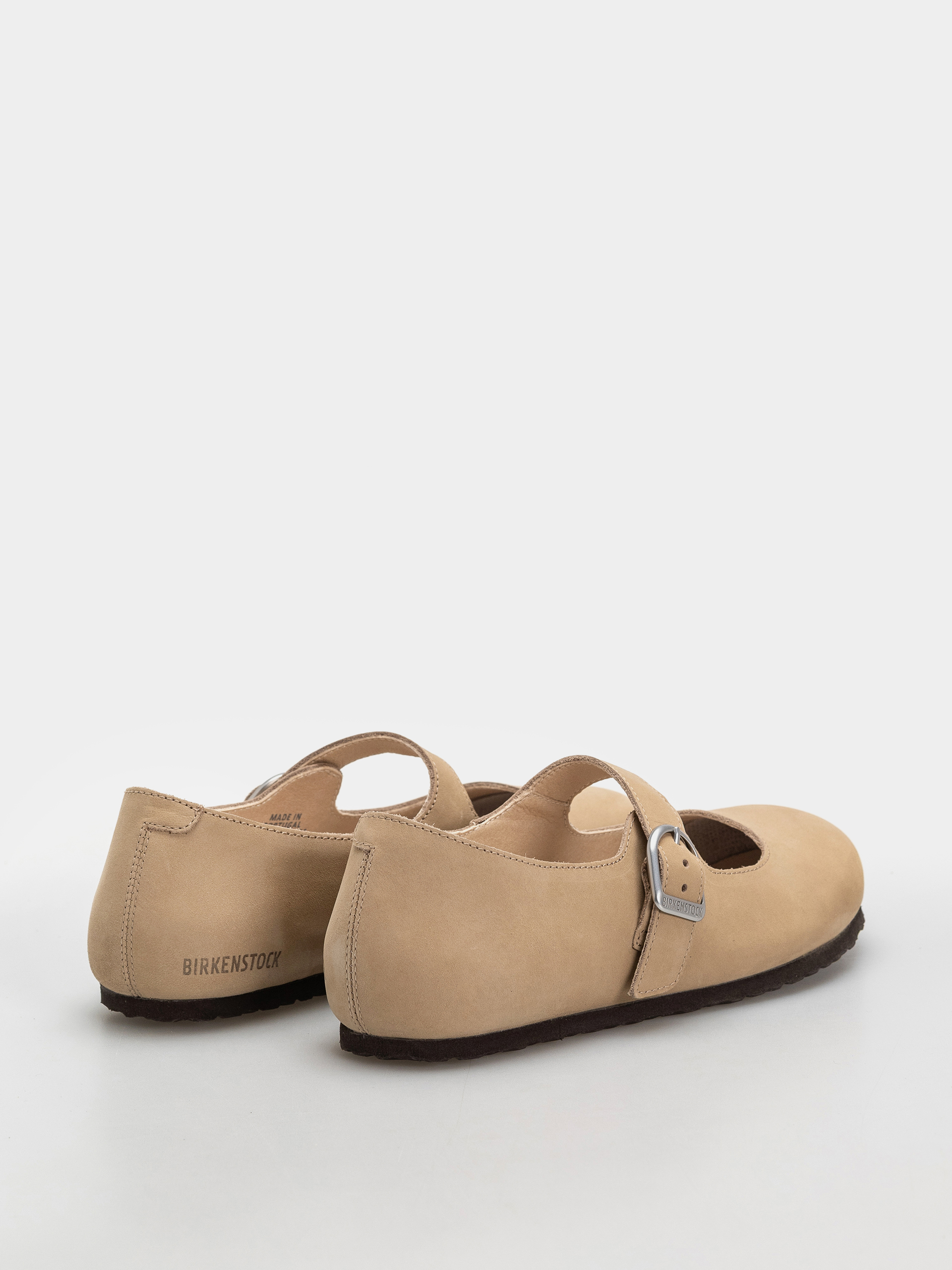Plážovky Birkenstock Santa Clarita Nubuck Leather Narrow Wmn (sandcastle)