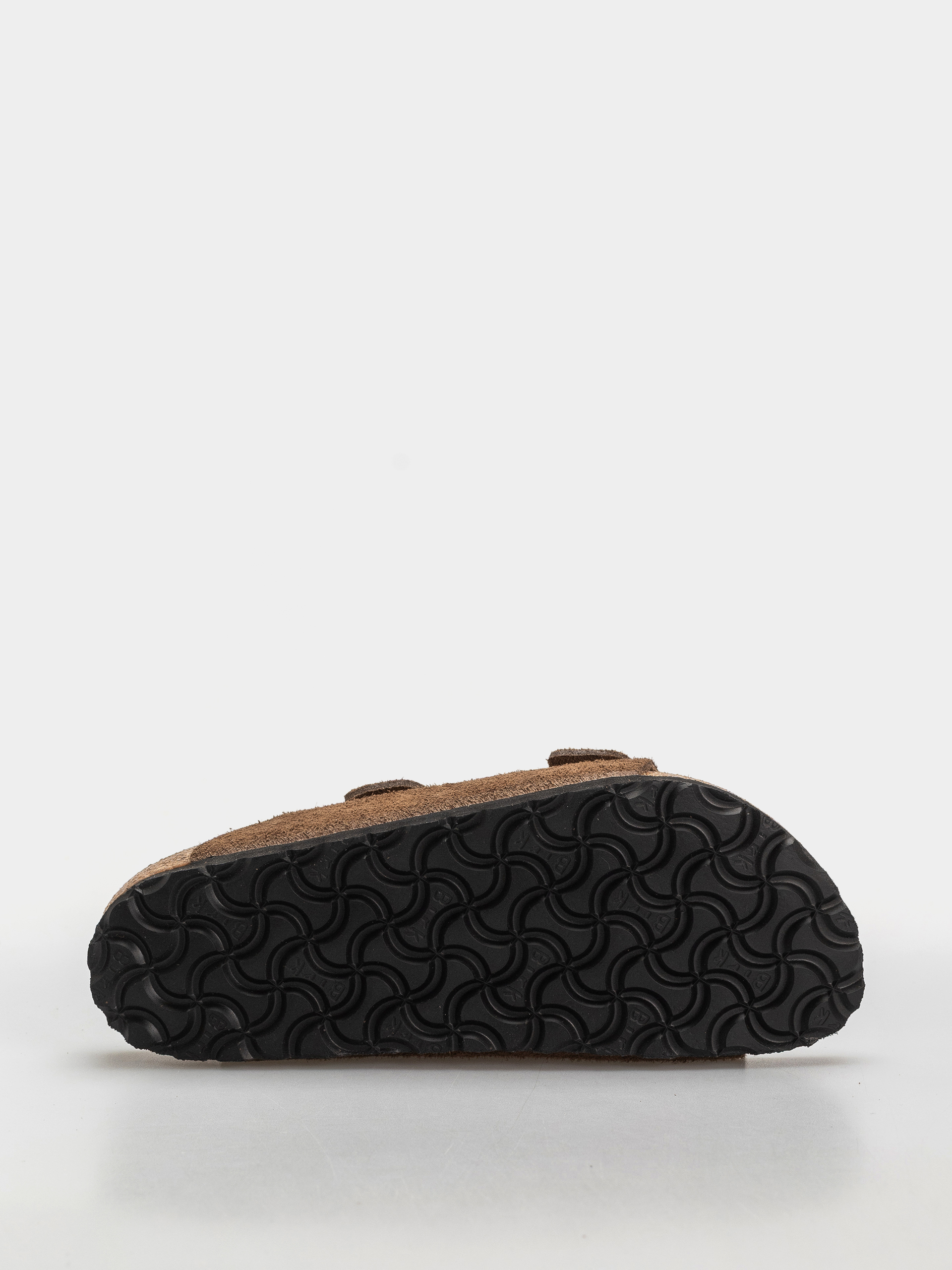Plážovky Birkenstock Arizona Suede Leather Narrow (dark tea)