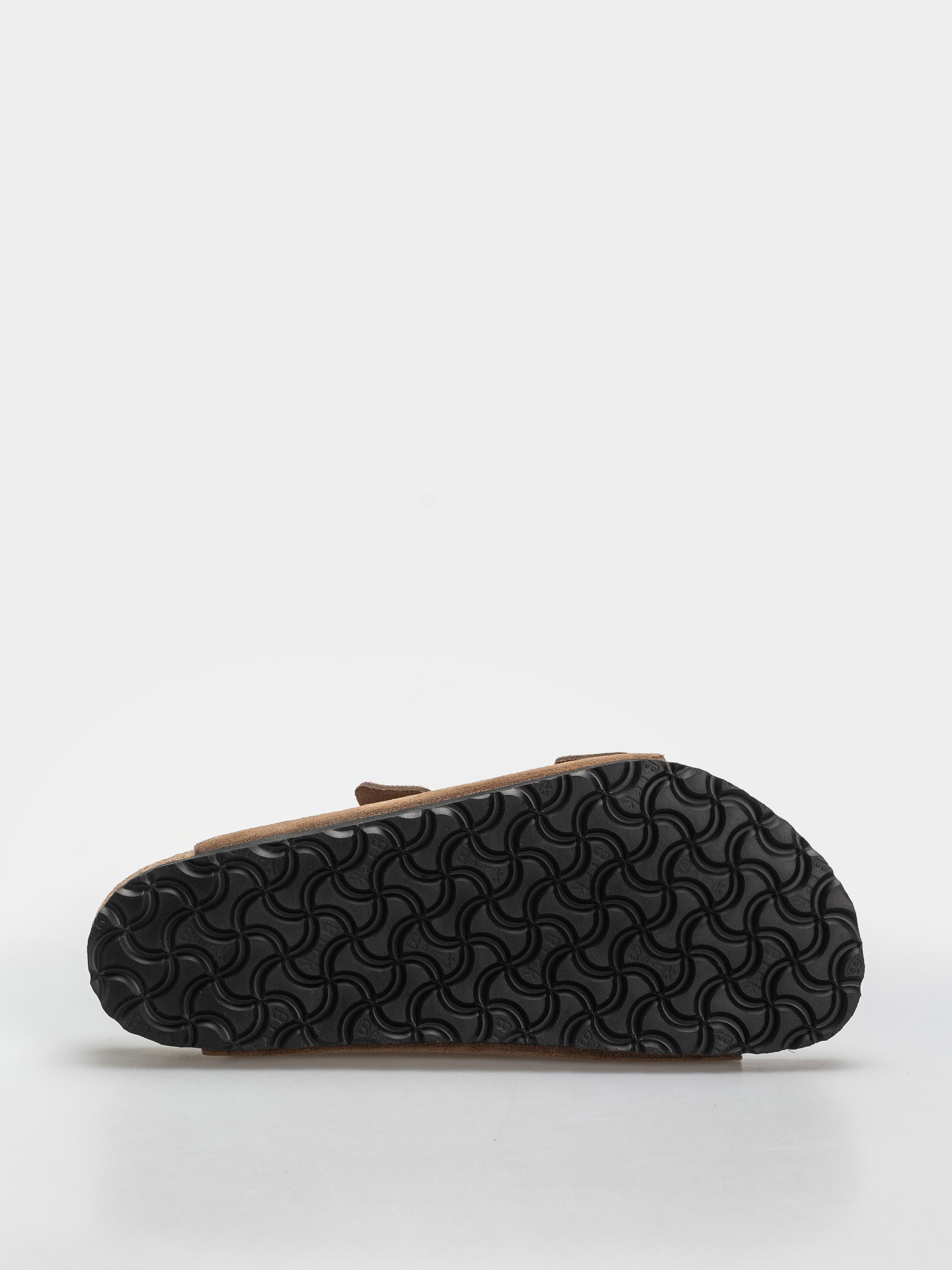 Plážovky Birkenstock Arizona Suede Leather Regular (dark tea)