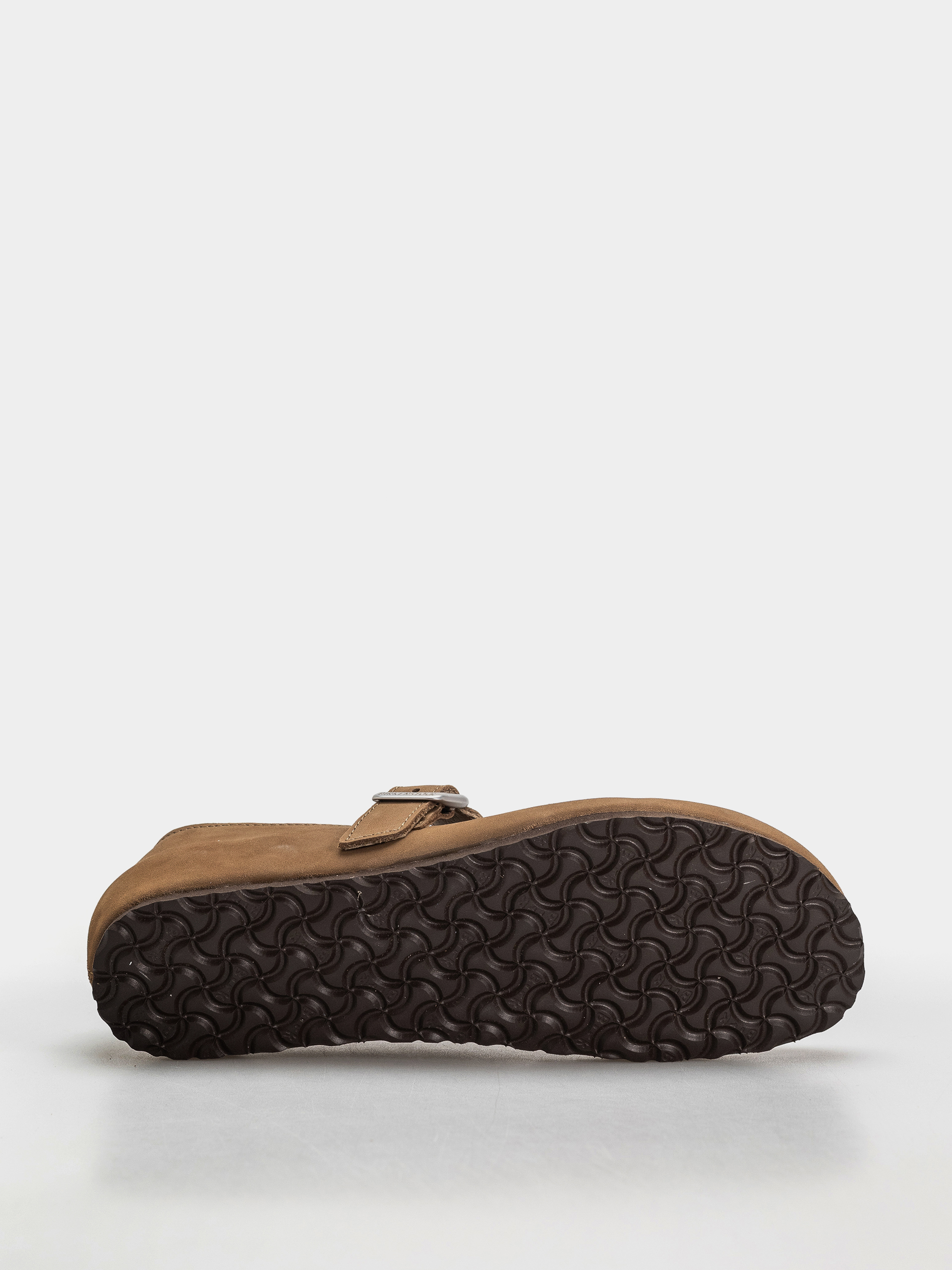 Plážovky Birkenstock Santa Clarita Nubuck Leather Narrow Wmn (dark tea)