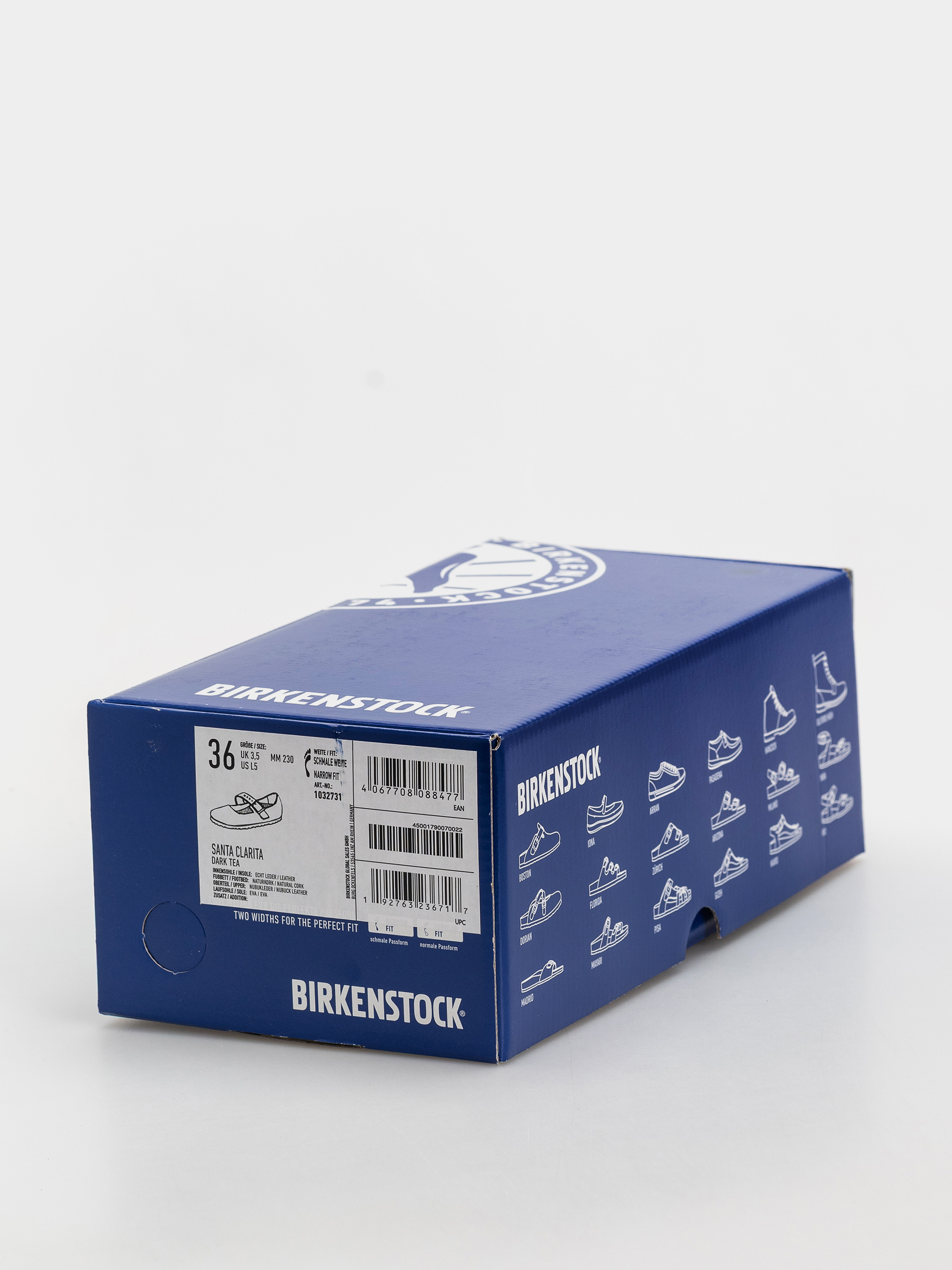 Plážovky Birkenstock Santa Clarita Nubuck Leather Narrow Wmn (dark tea)