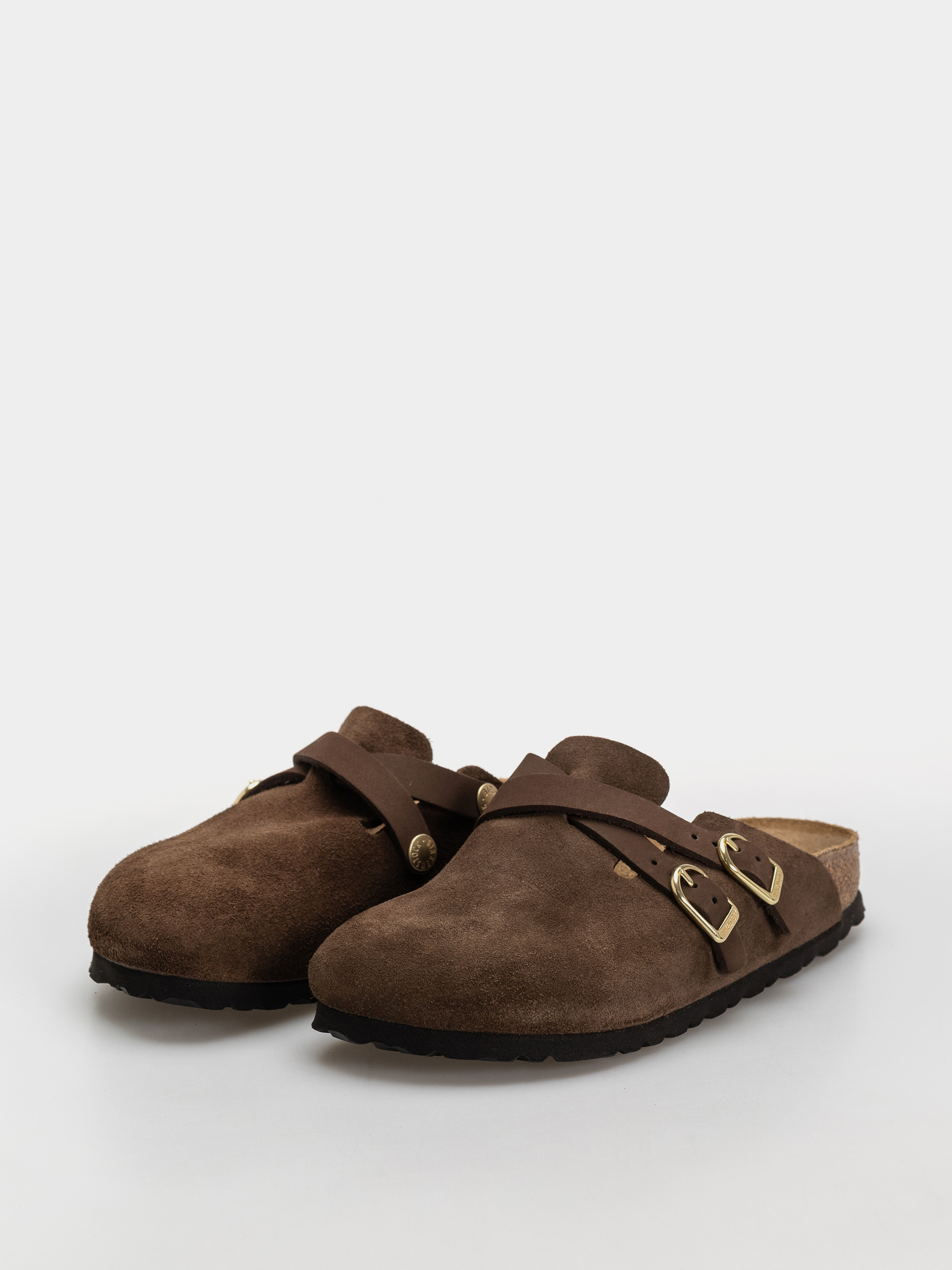 Plážovky Birkenstock Blair Suede Leather Narrow Wmn (carafe)