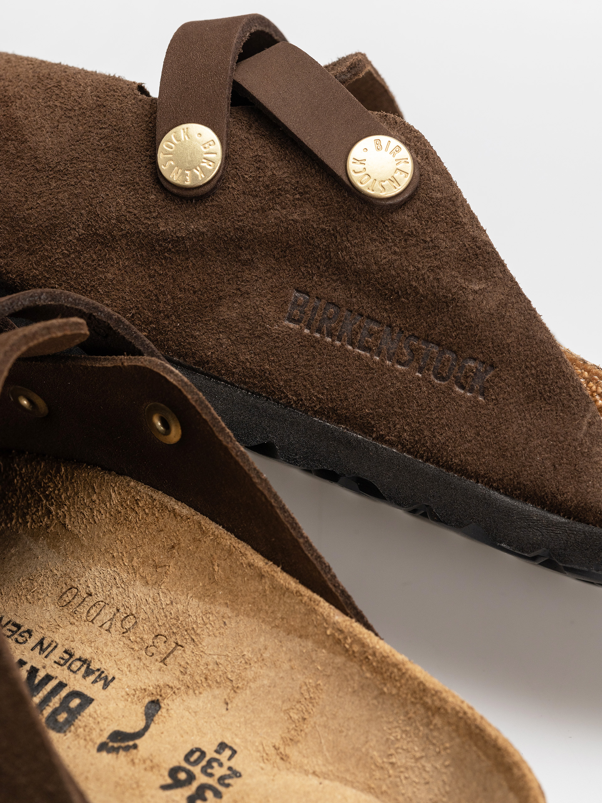 Plážovky Birkenstock Blair Suede Leather Narrow Wmn (carafe)