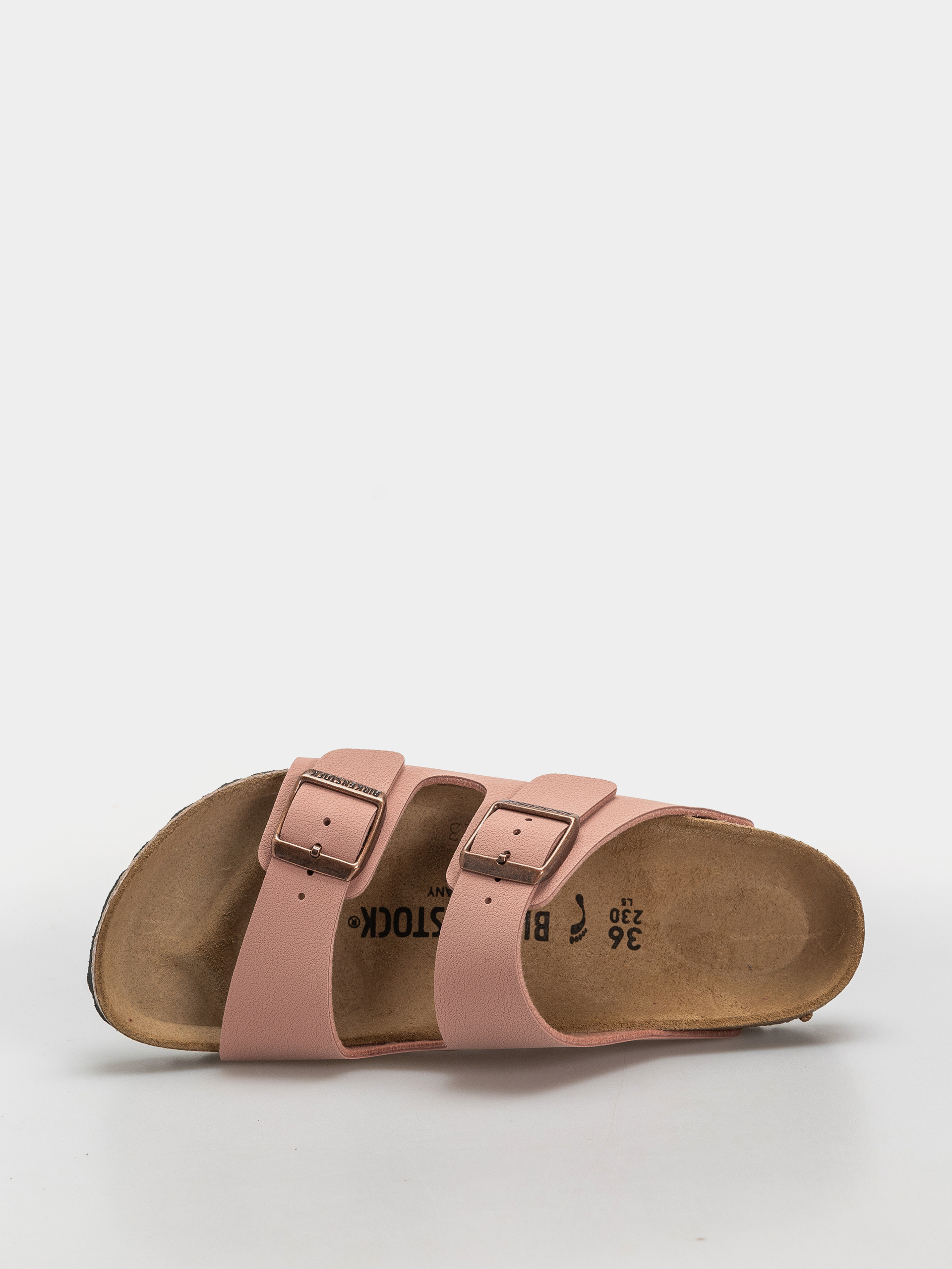 Plážovky Birkenstock Arizona Birkibuc Narrow (pink clay)