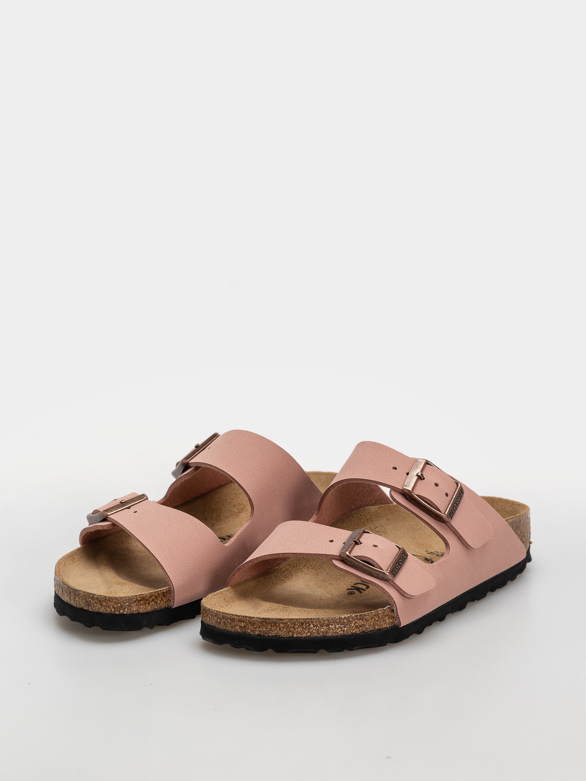 Plážovky Birkenstock Arizona Birkibuc Narrow (pink clay)