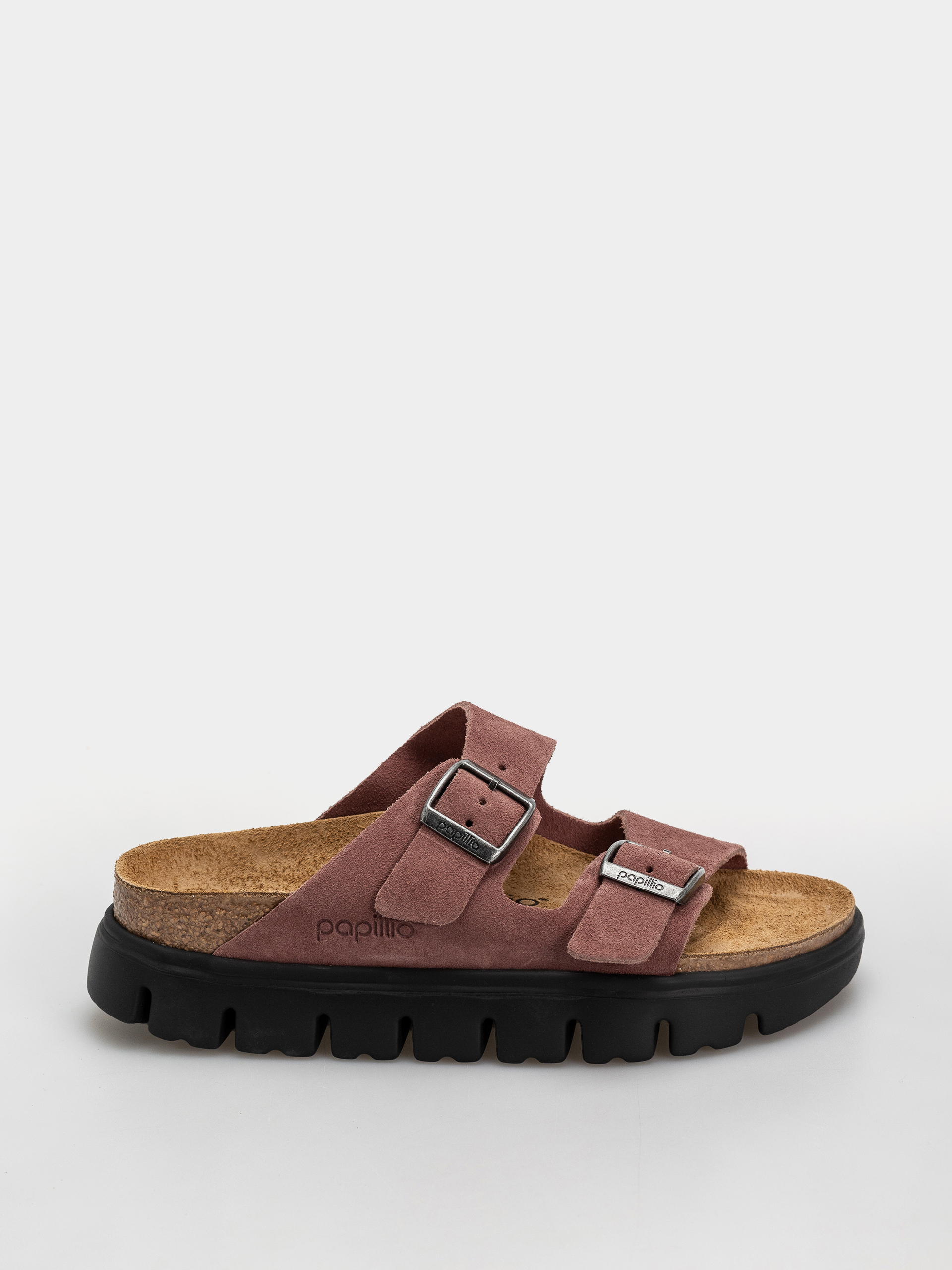 Plu00e1u017eovky Birkenstock Arizona Chunky Suede Leather Narrow Wmn (pepper)