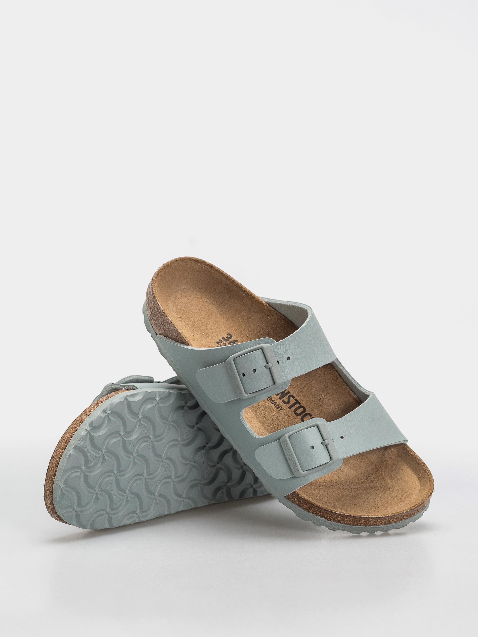 Plážovky Birkenstock Arizona Birko Flor Narrow (pure sage)