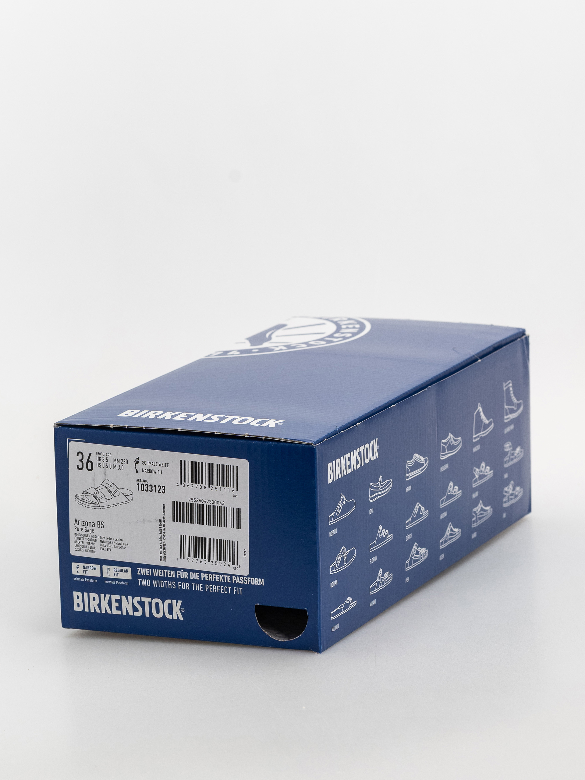 Plážovky Birkenstock Arizona Birko Flor Narrow (pure sage)