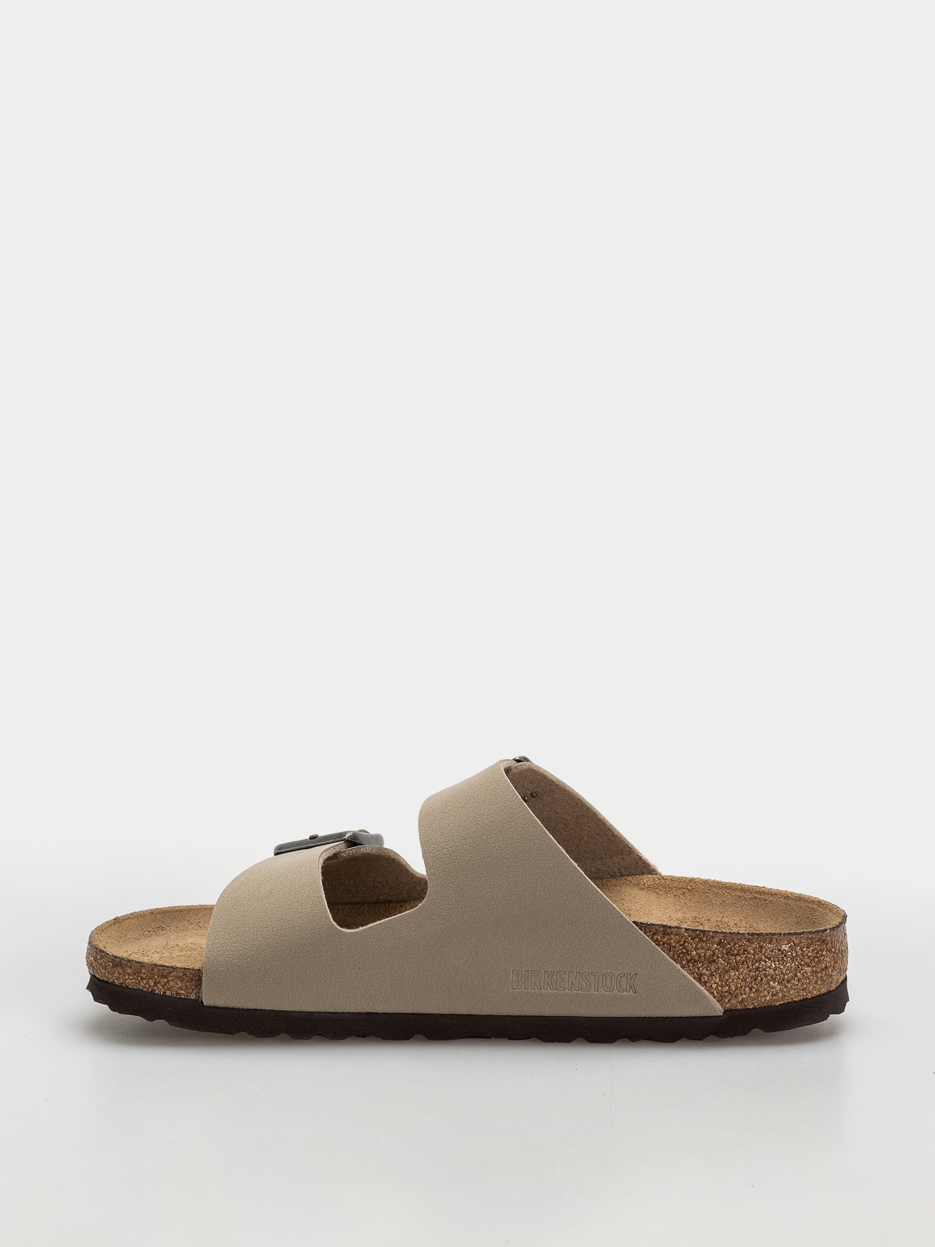 Plážovky Birkenstock Arizona Birko Flor Narrow (faded khaki/dark brown os)