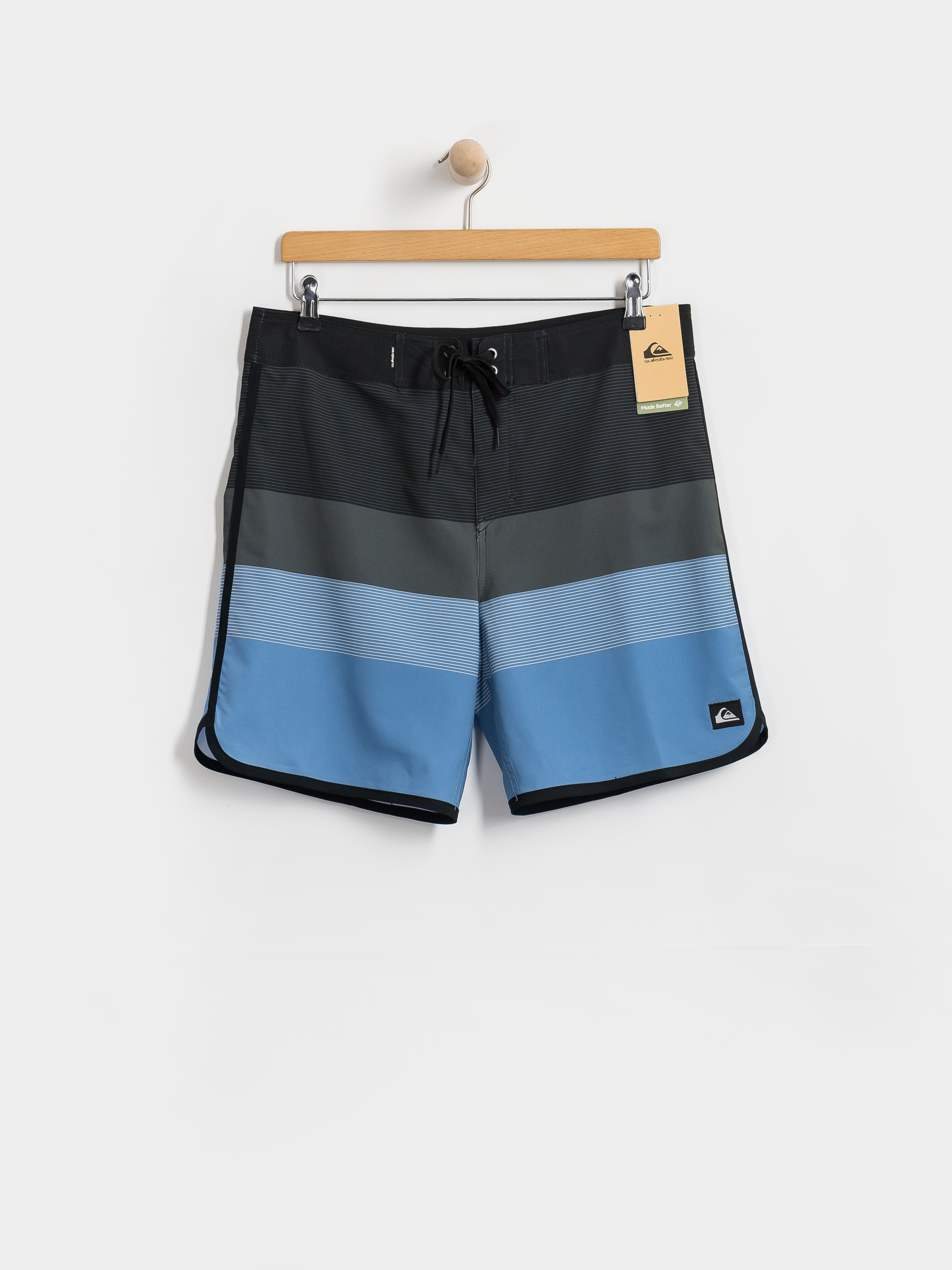 Plu00e1u017eovu00e9 krau0165asy Quiksilver Surfsilk Scallop 18 (black tijuana)