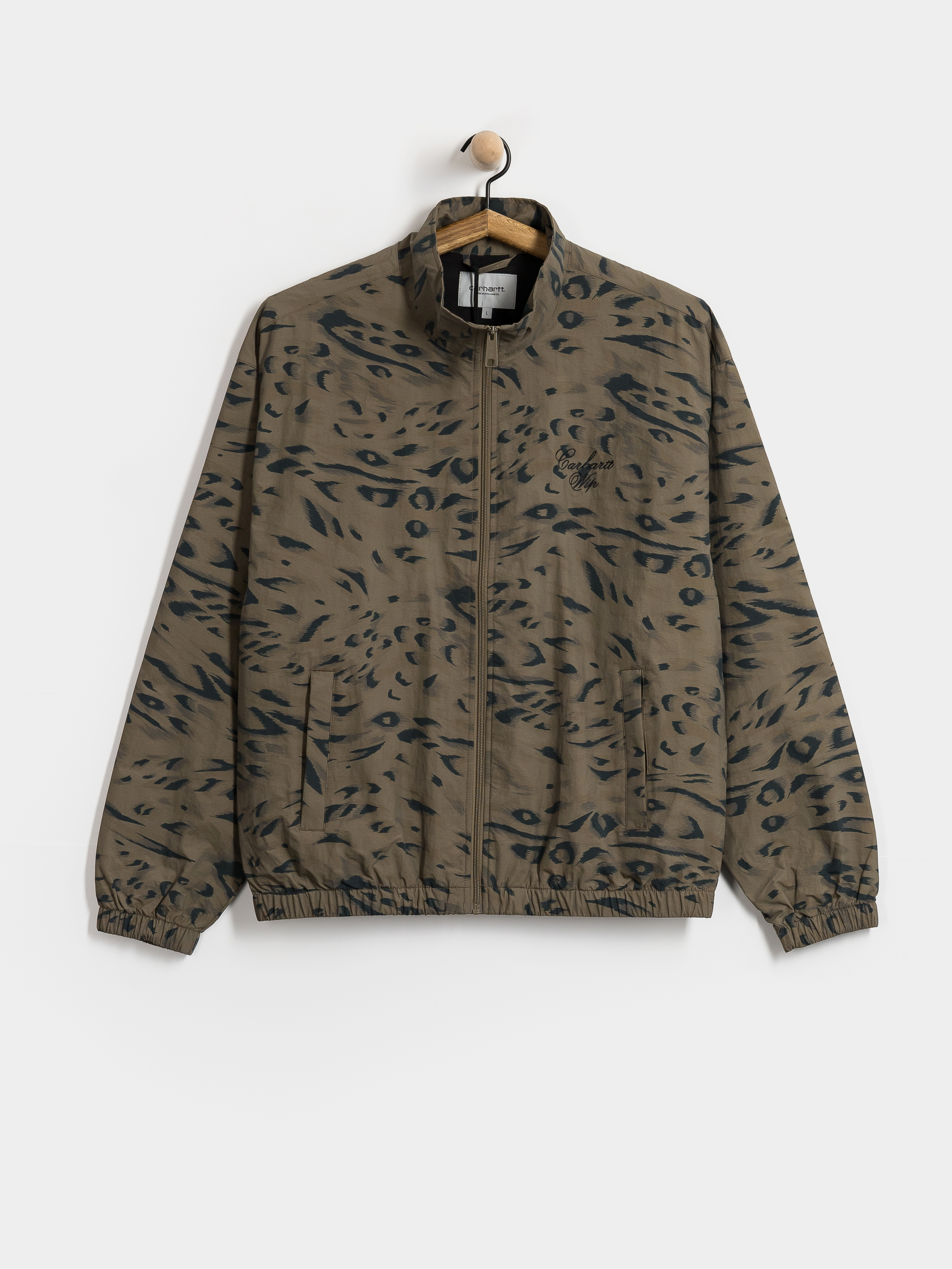 Bunda Carhartt WIP Travon (duck feather print cypress/black)