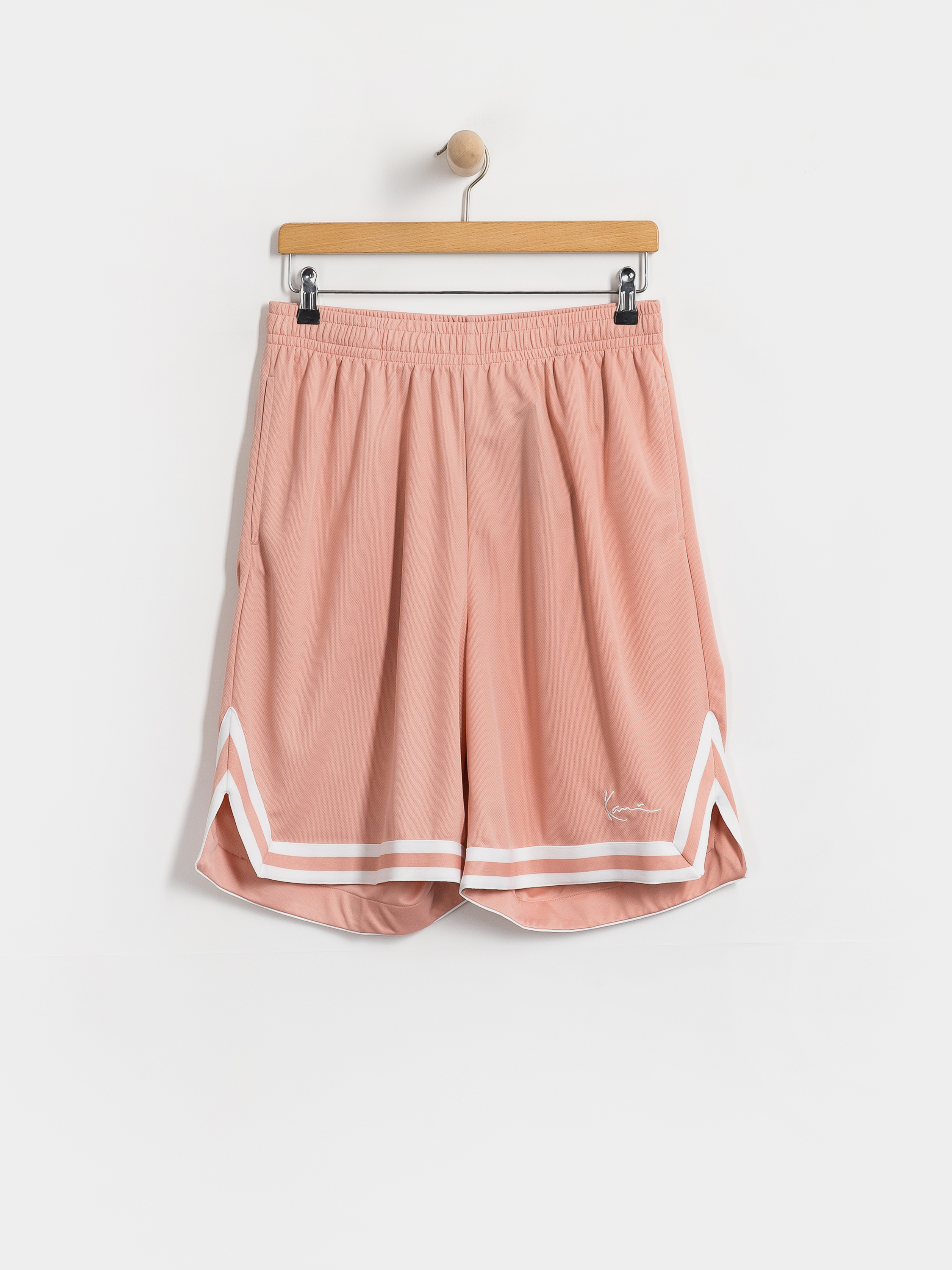 Kraťasy Karl Kani Small Signature Essential Mesh (pink)