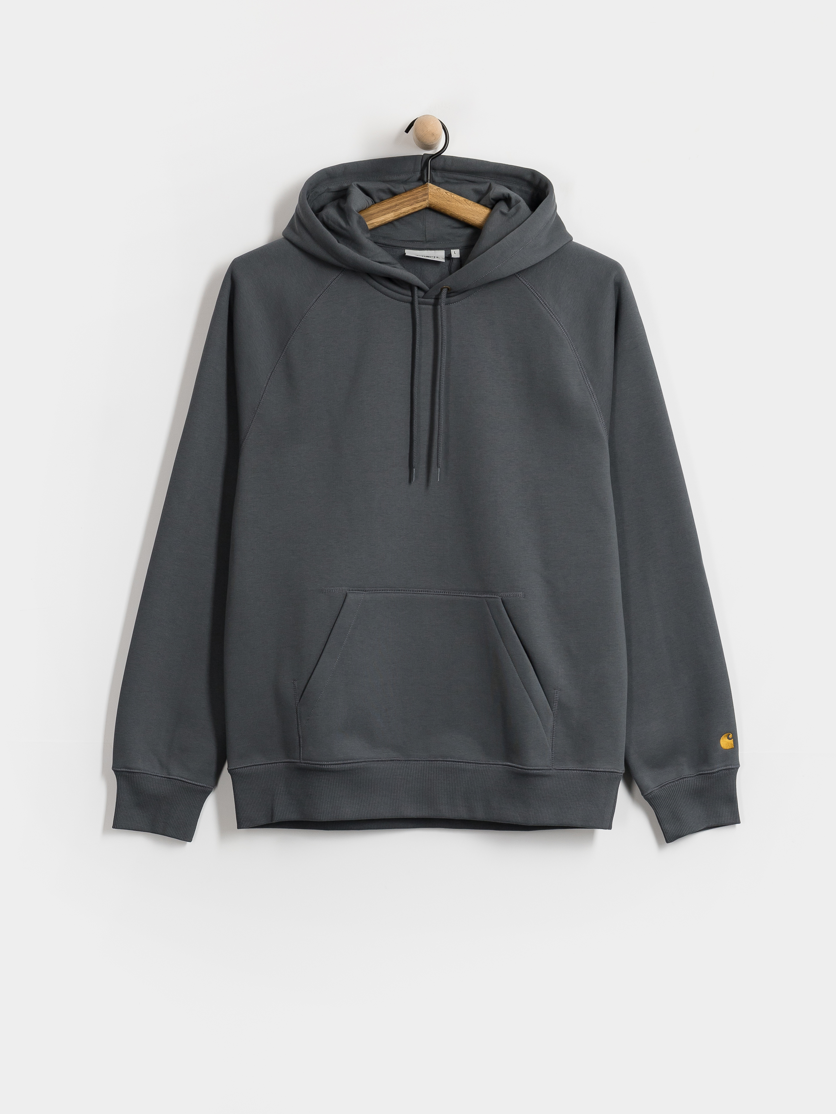 Mikina s kapucu00ed Carhartt WIP Chase HD (styx/gold)