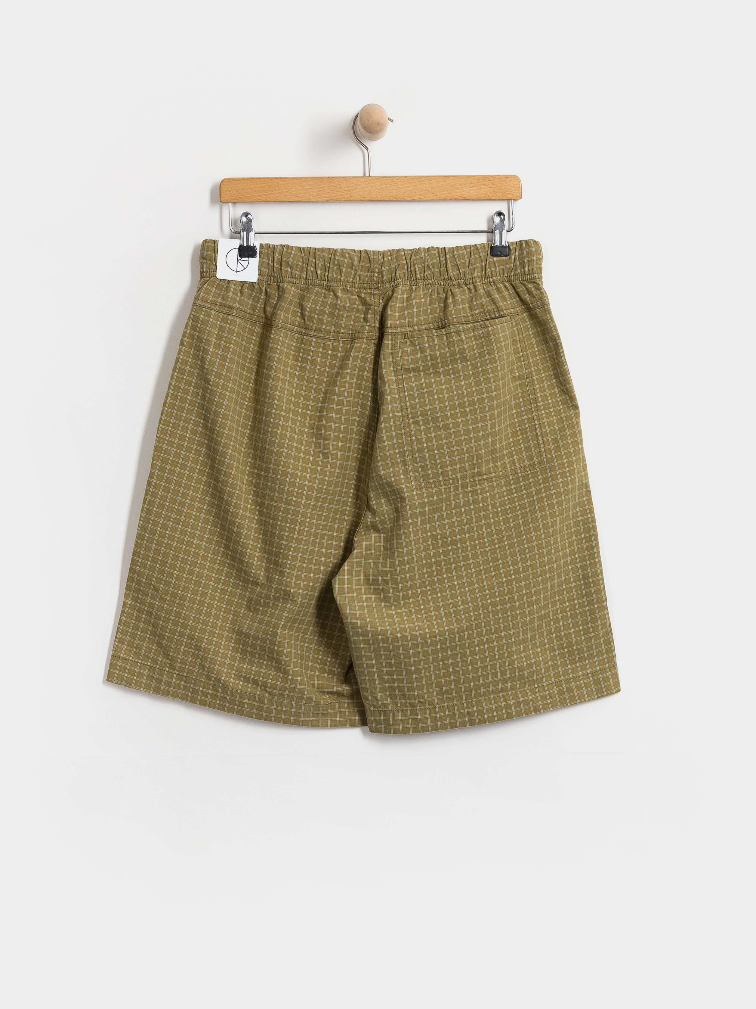 Kraťasy Polar Skate Hike Cotton (olive check)