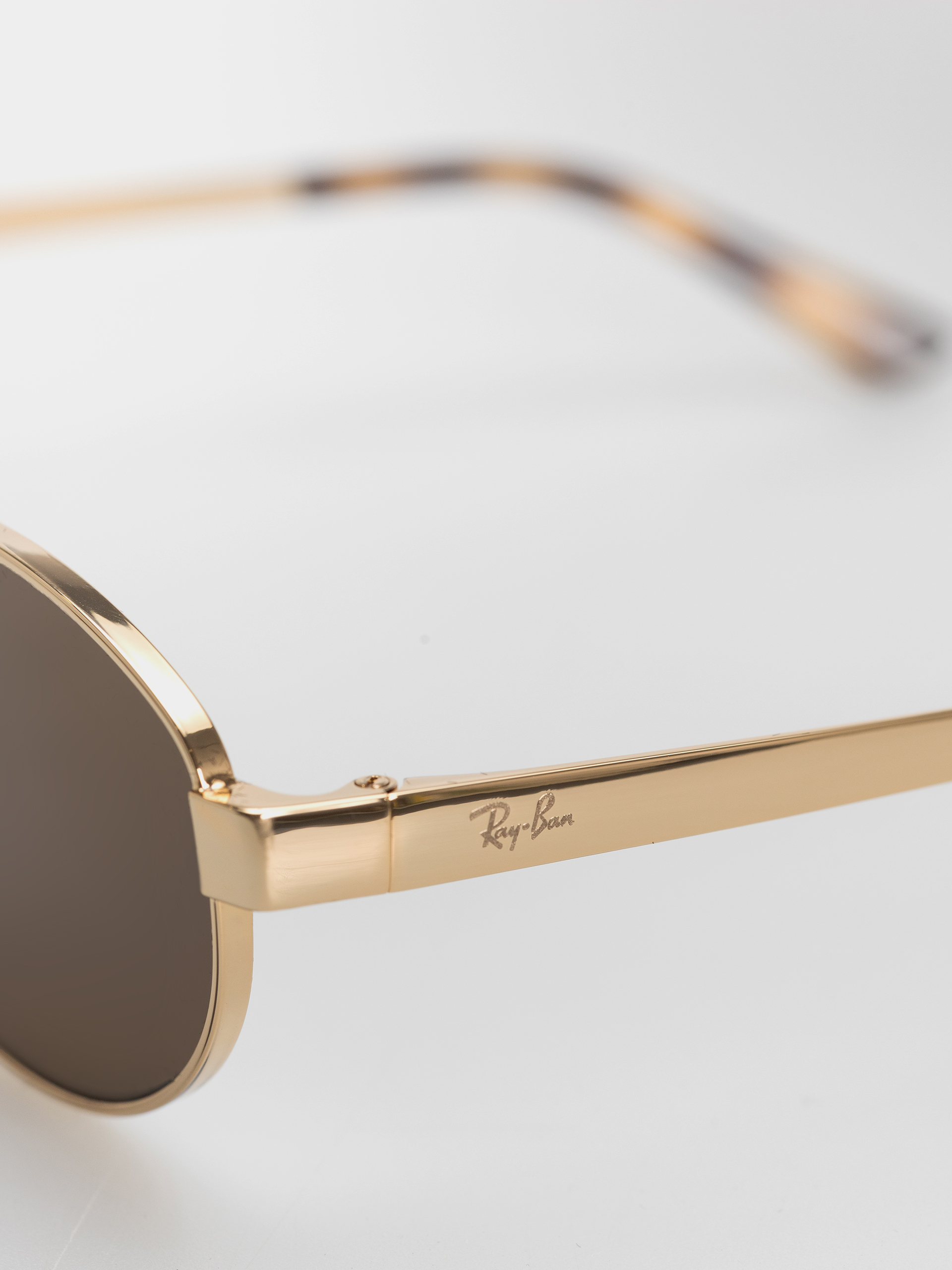 Sluneční brýle Ray-Ban Rb3774D (polerowany złoto arista/ciemnobrązowy)