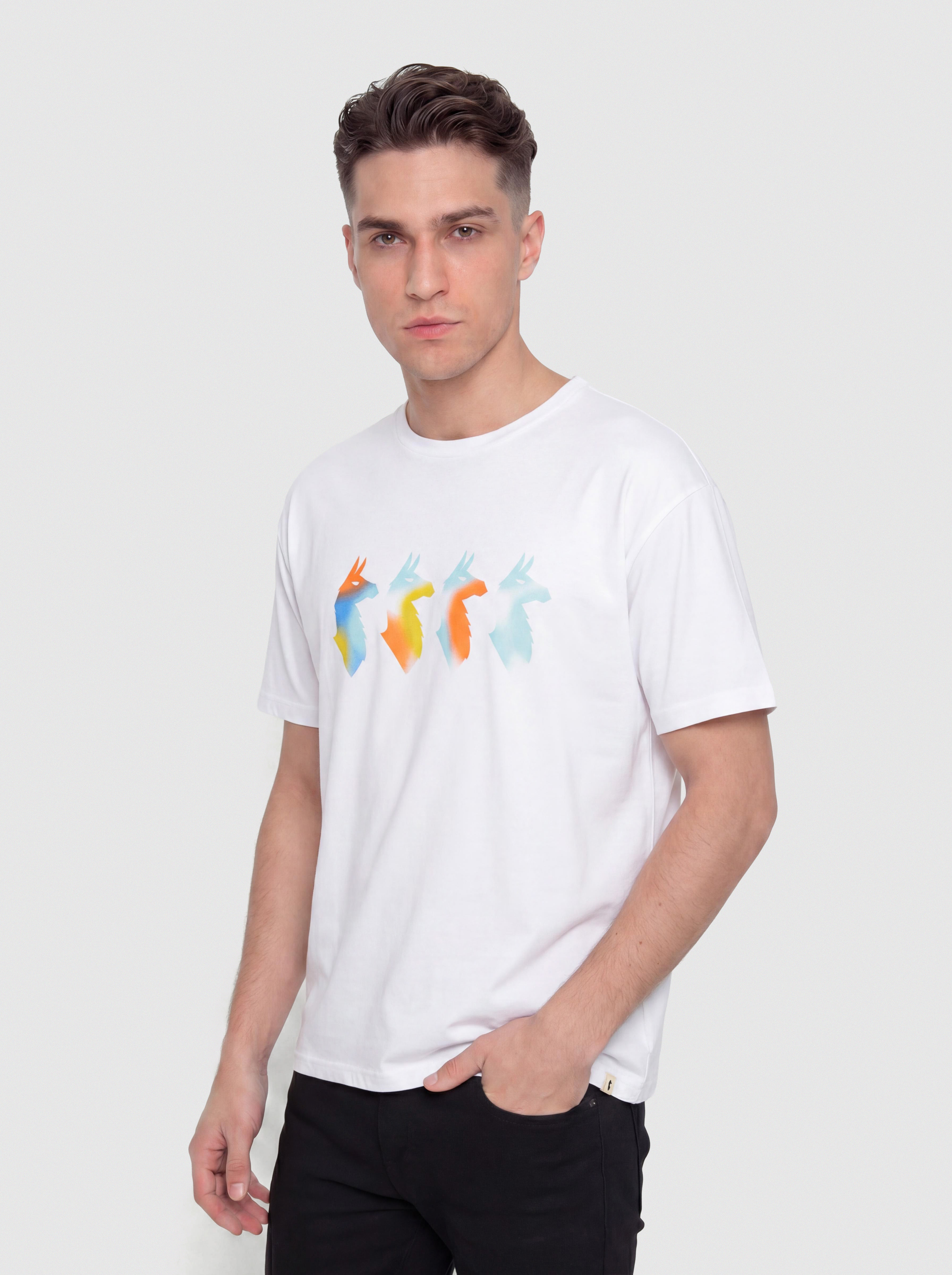 Tričko Cotopaxi Cuatro Bitmap (white)
