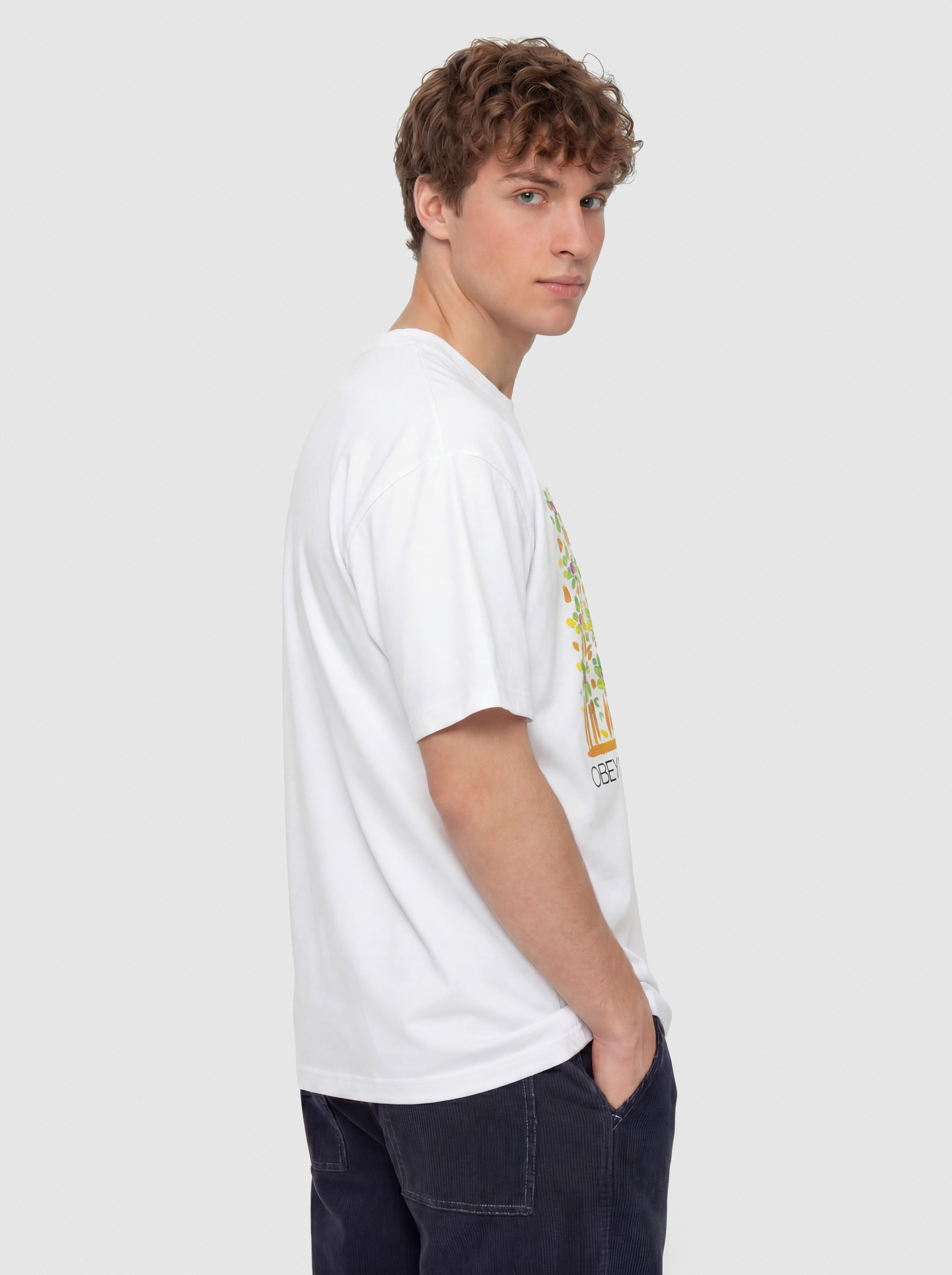 Tričko OBEY Galleries (white)