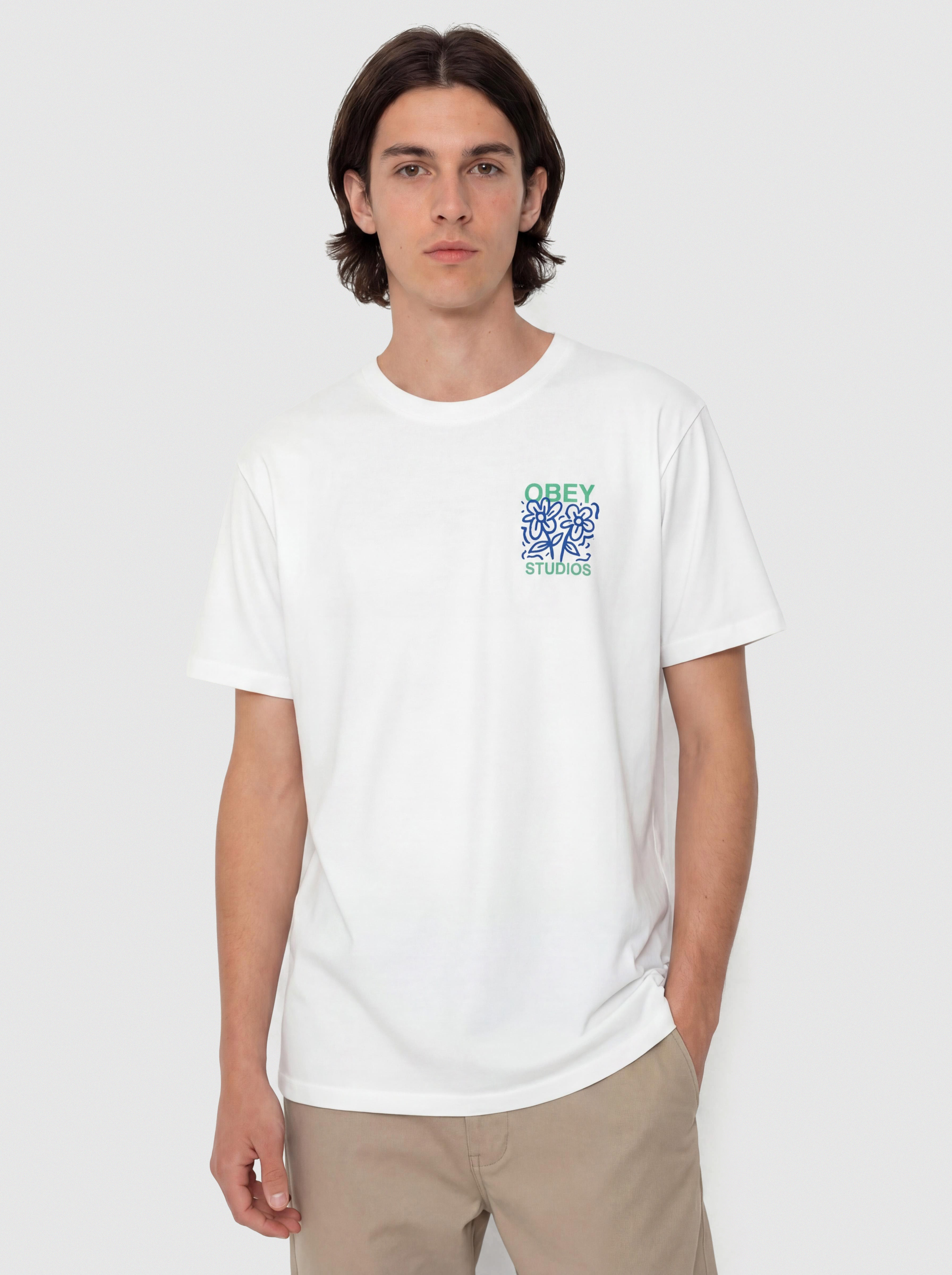 Tričko OBEY Grown With Love (white)