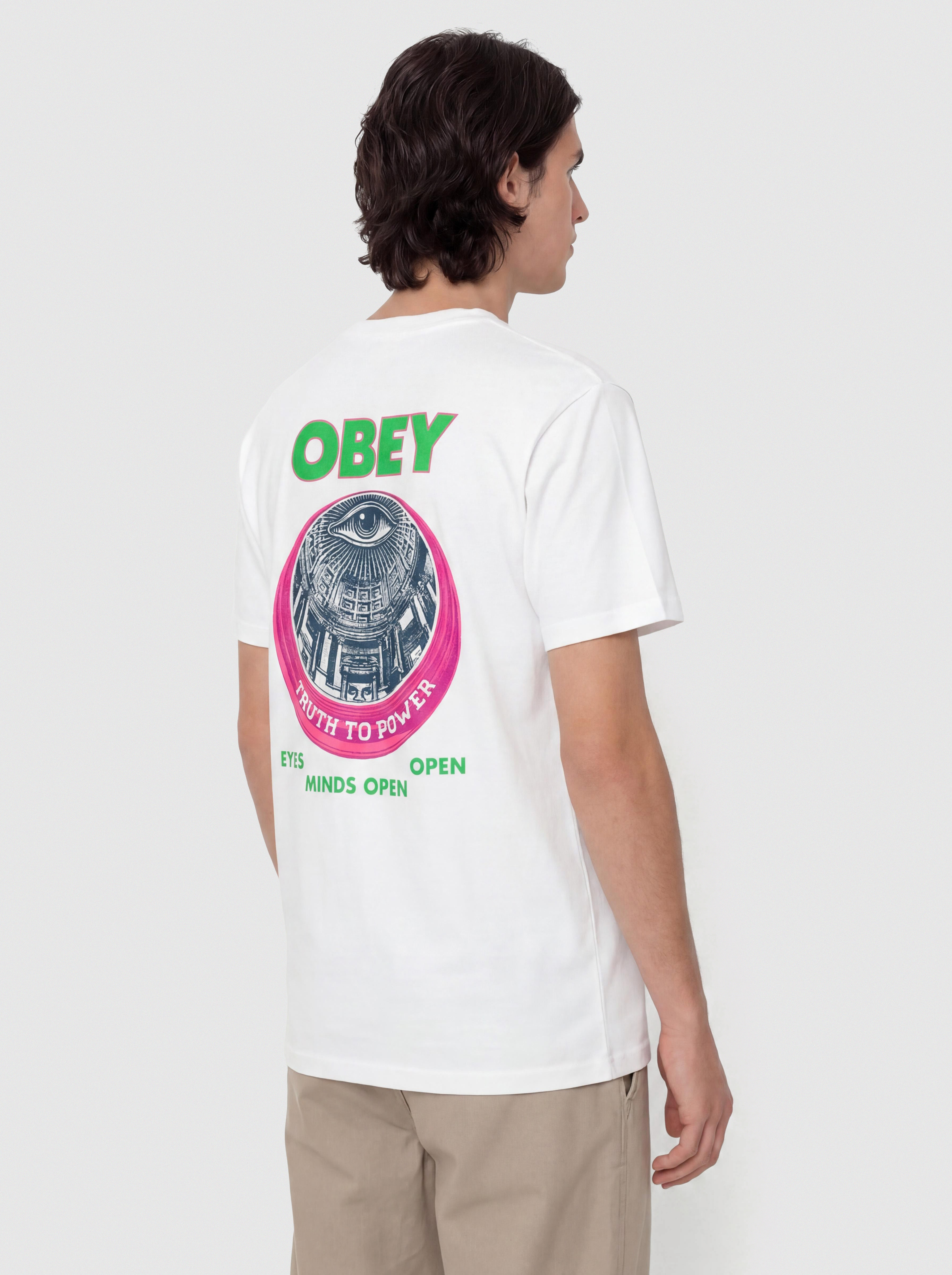 Tričko OBEY Truth To Power (white)