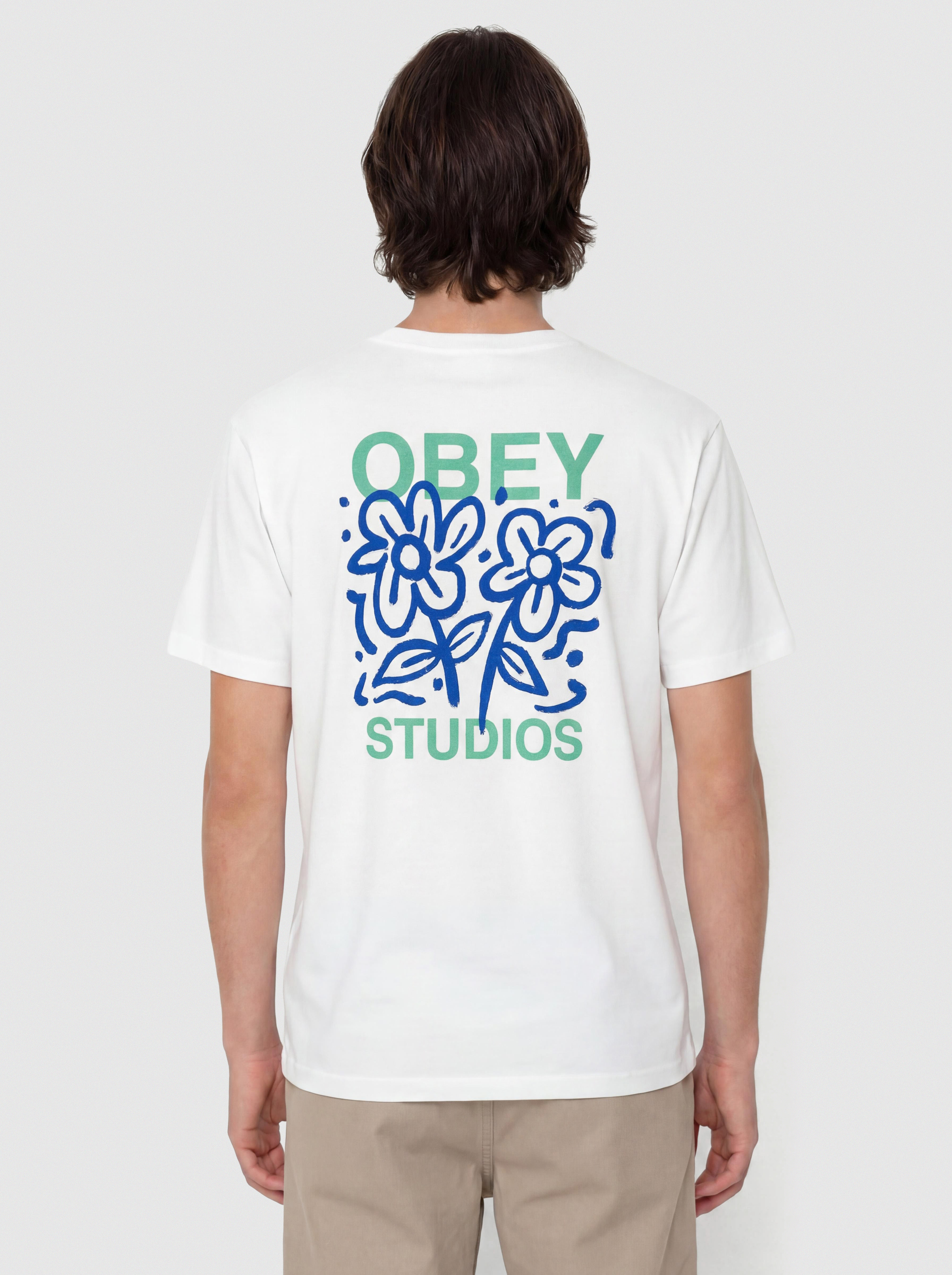 Tričko OBEY Grown With Love (white)