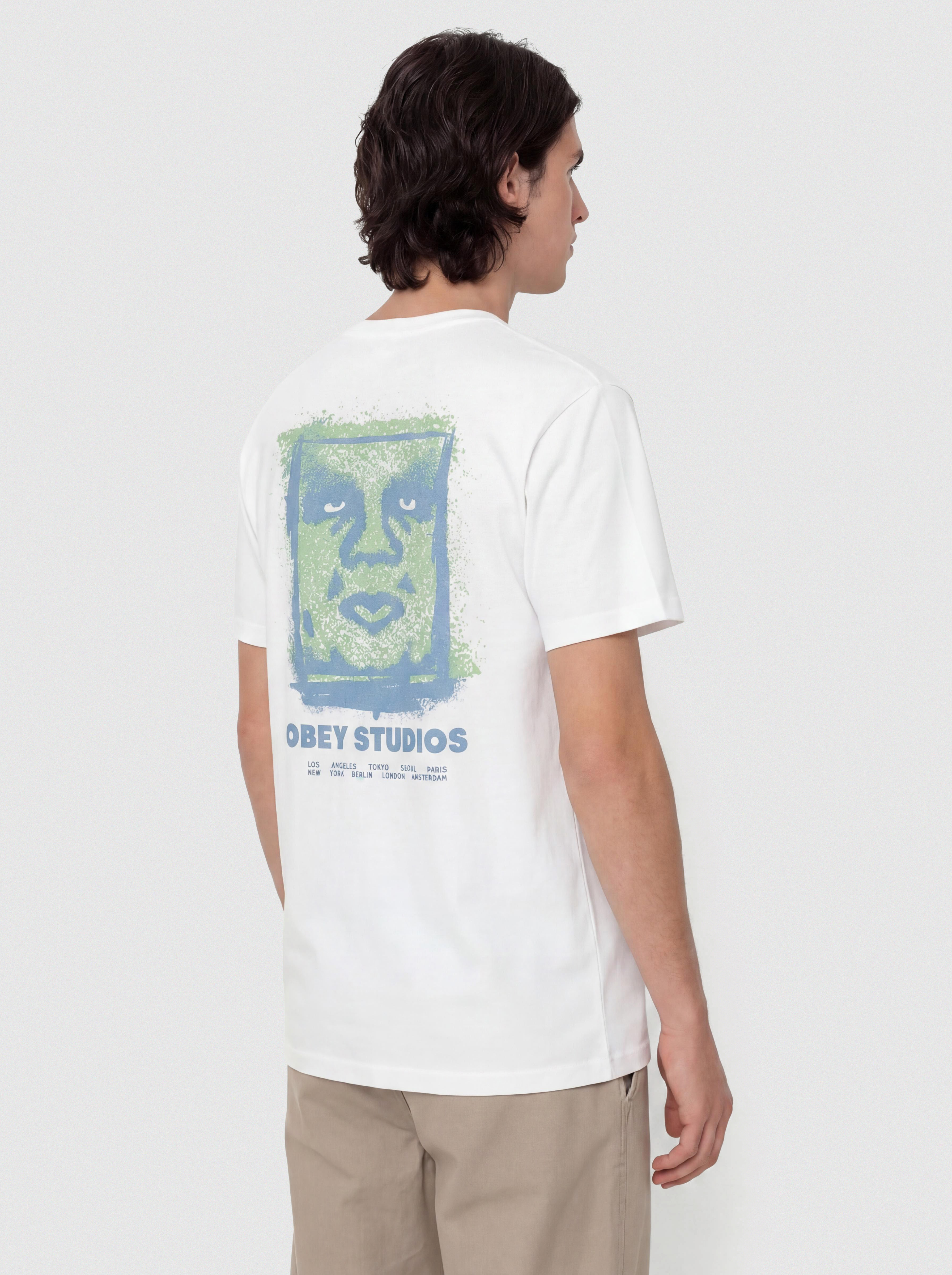 Tričko OBEY Chalky Icon (white)
