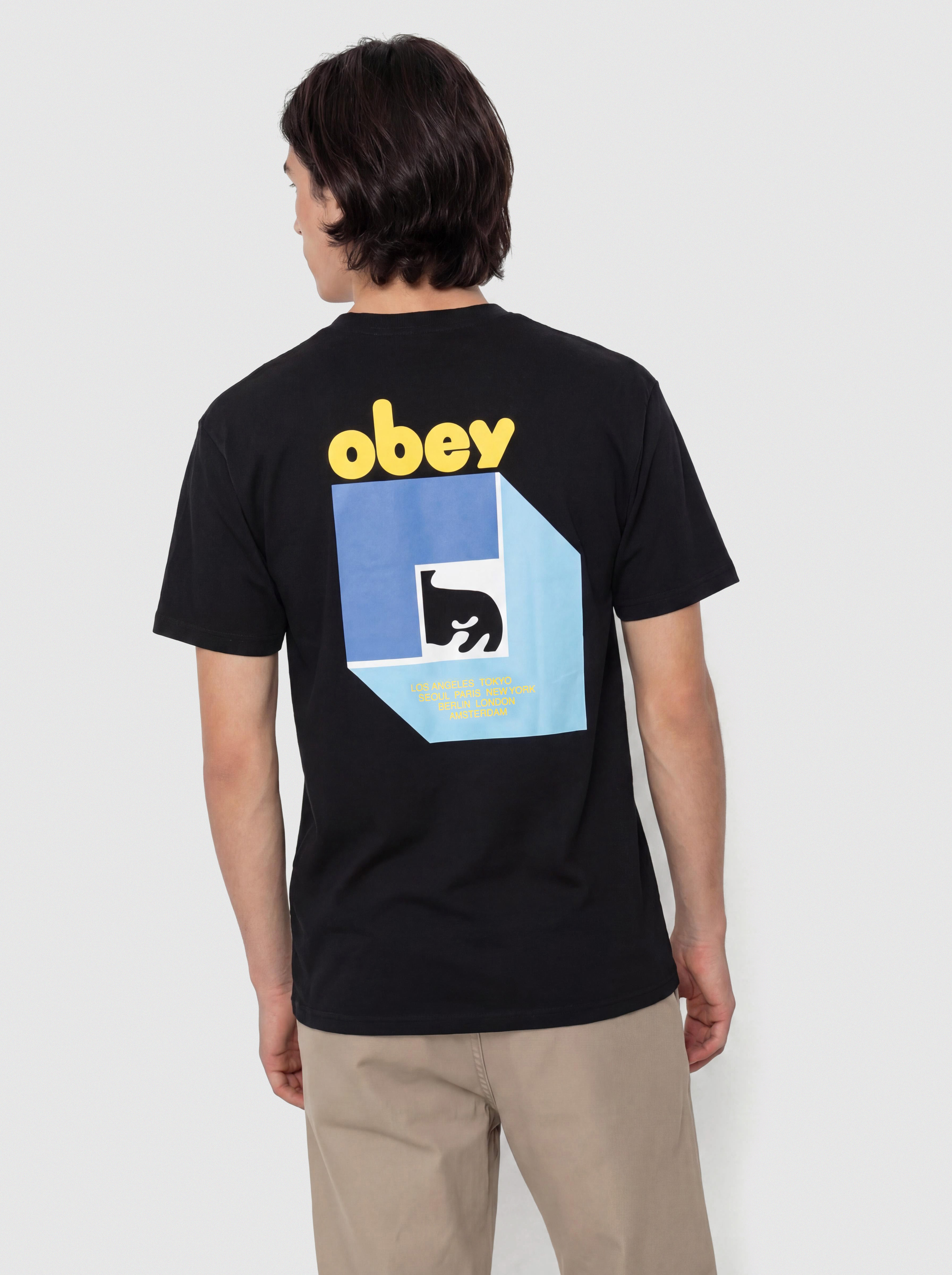 Tričko OBEY Peep Hole (black)