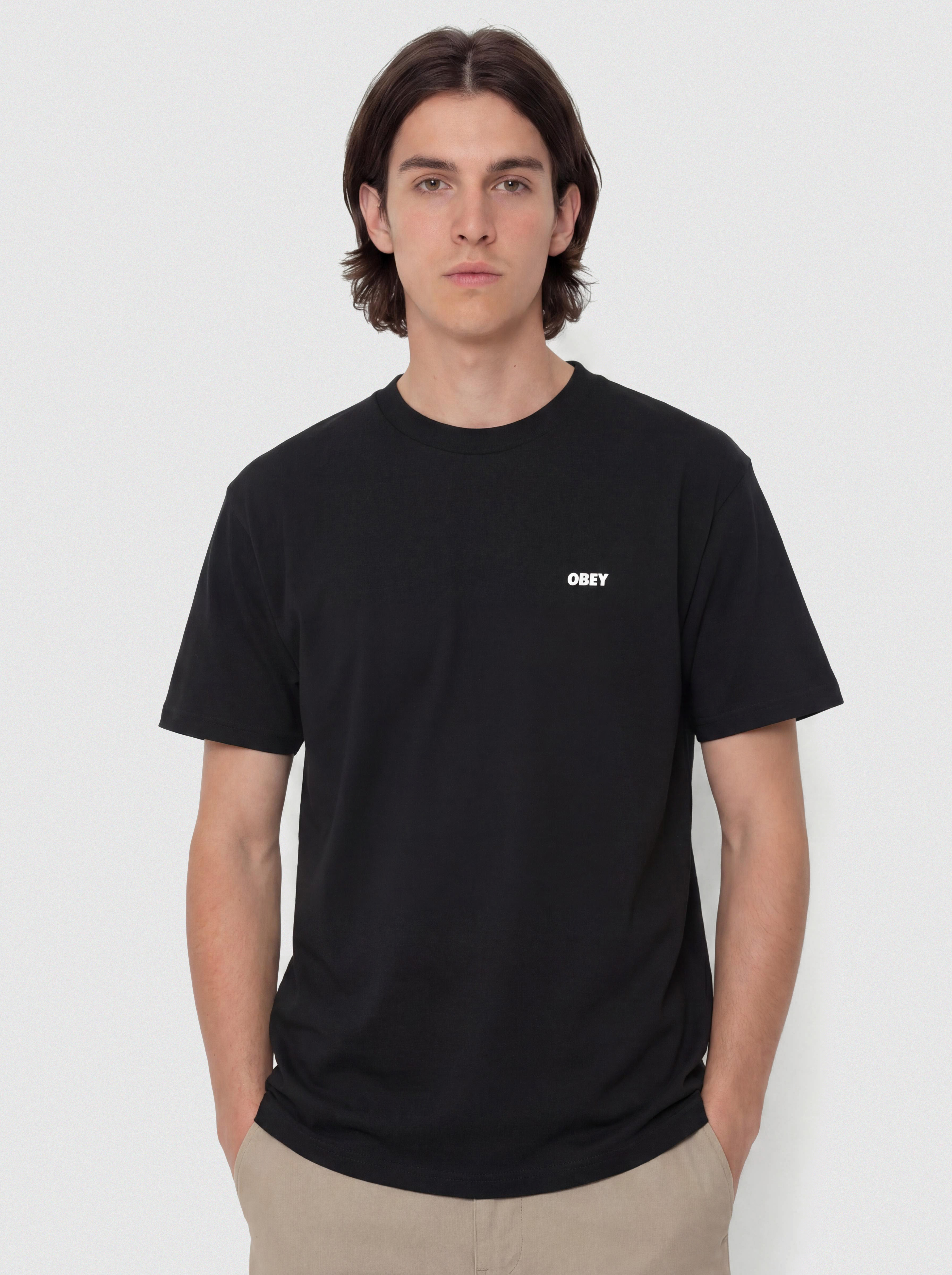 Tričko OBEY Peep Hole (black)