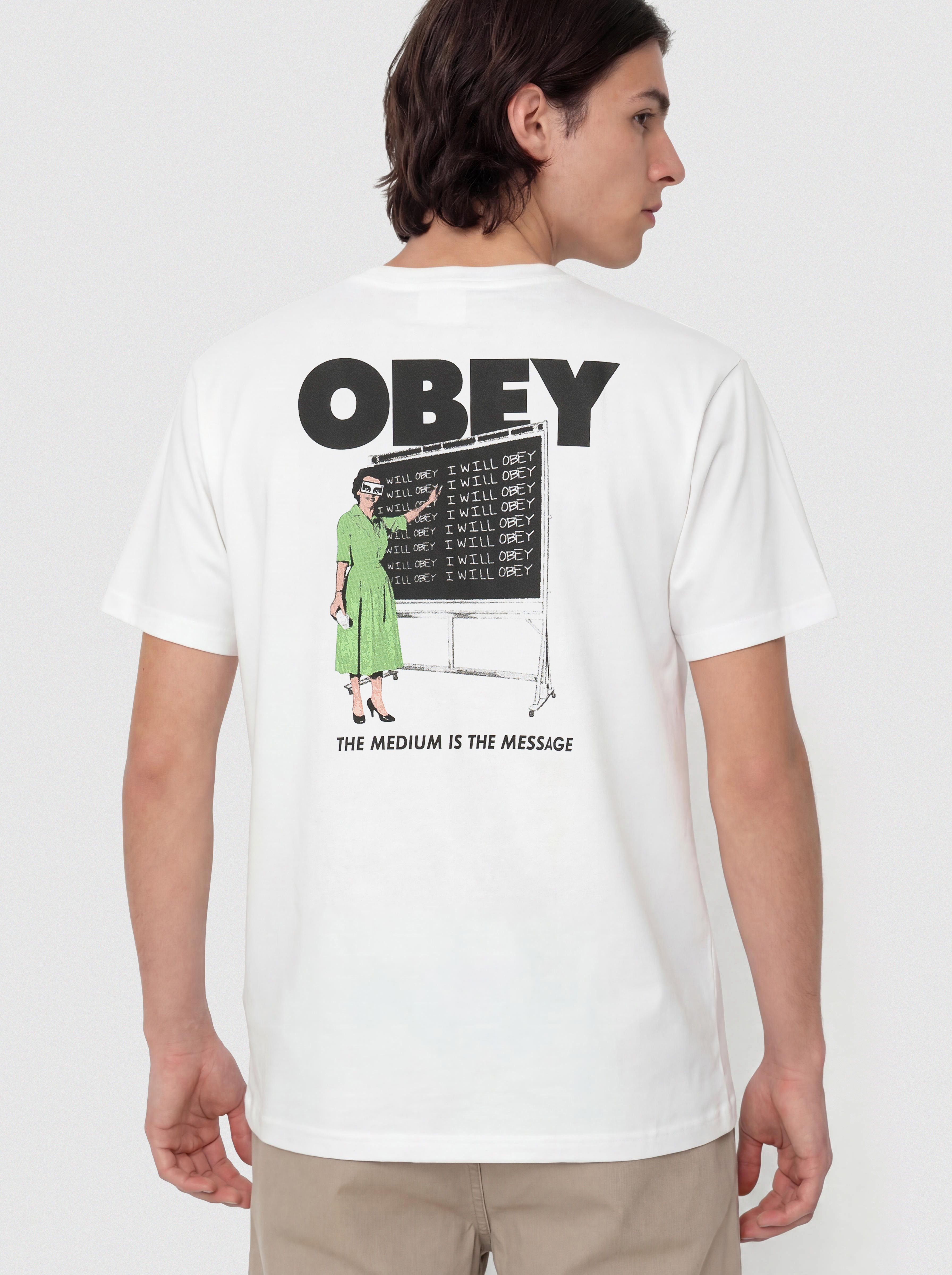 Tričko OBEY I Will Obey (white)
