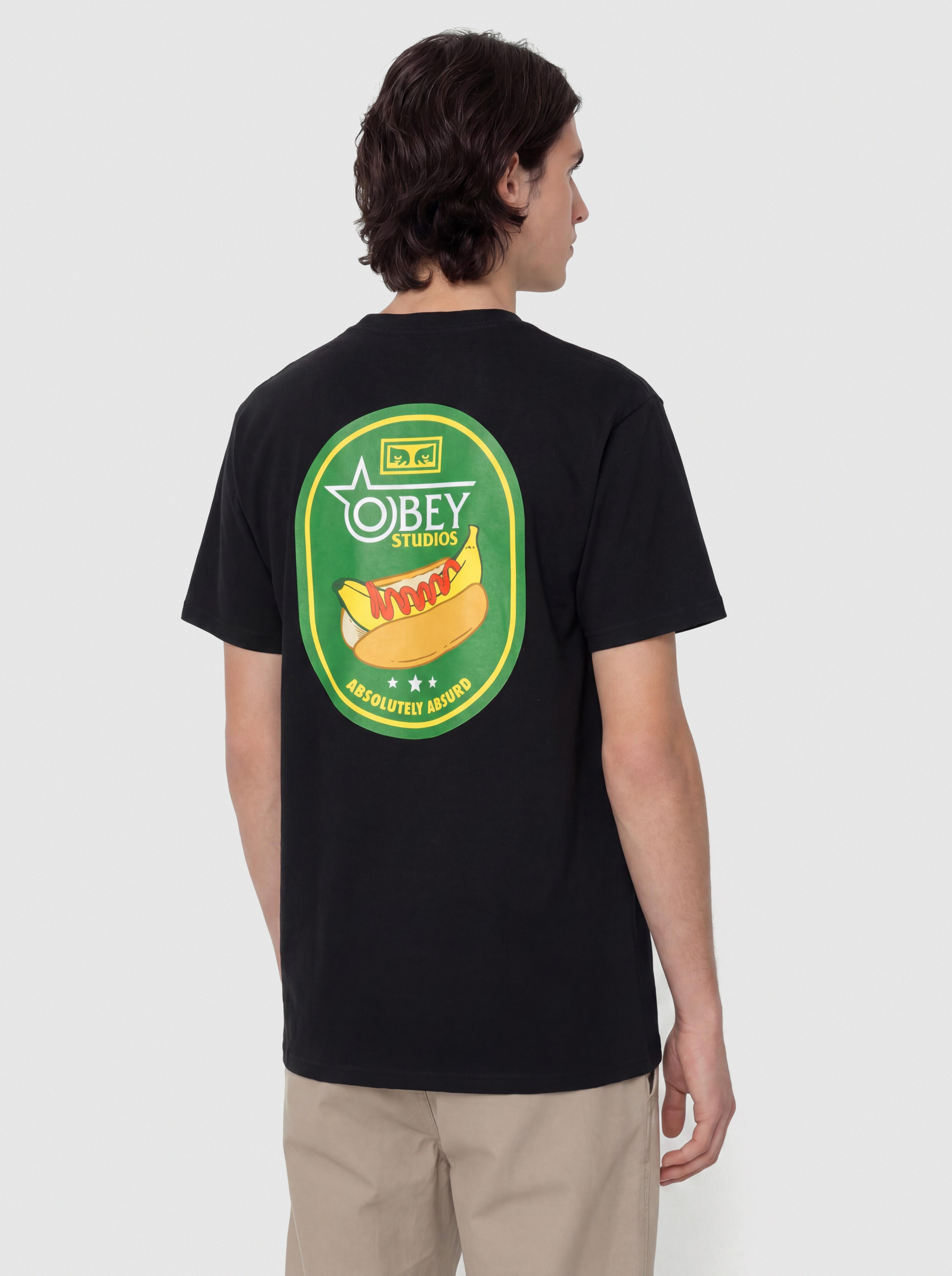 Tričko OBEY Absolutely Absurd (black)