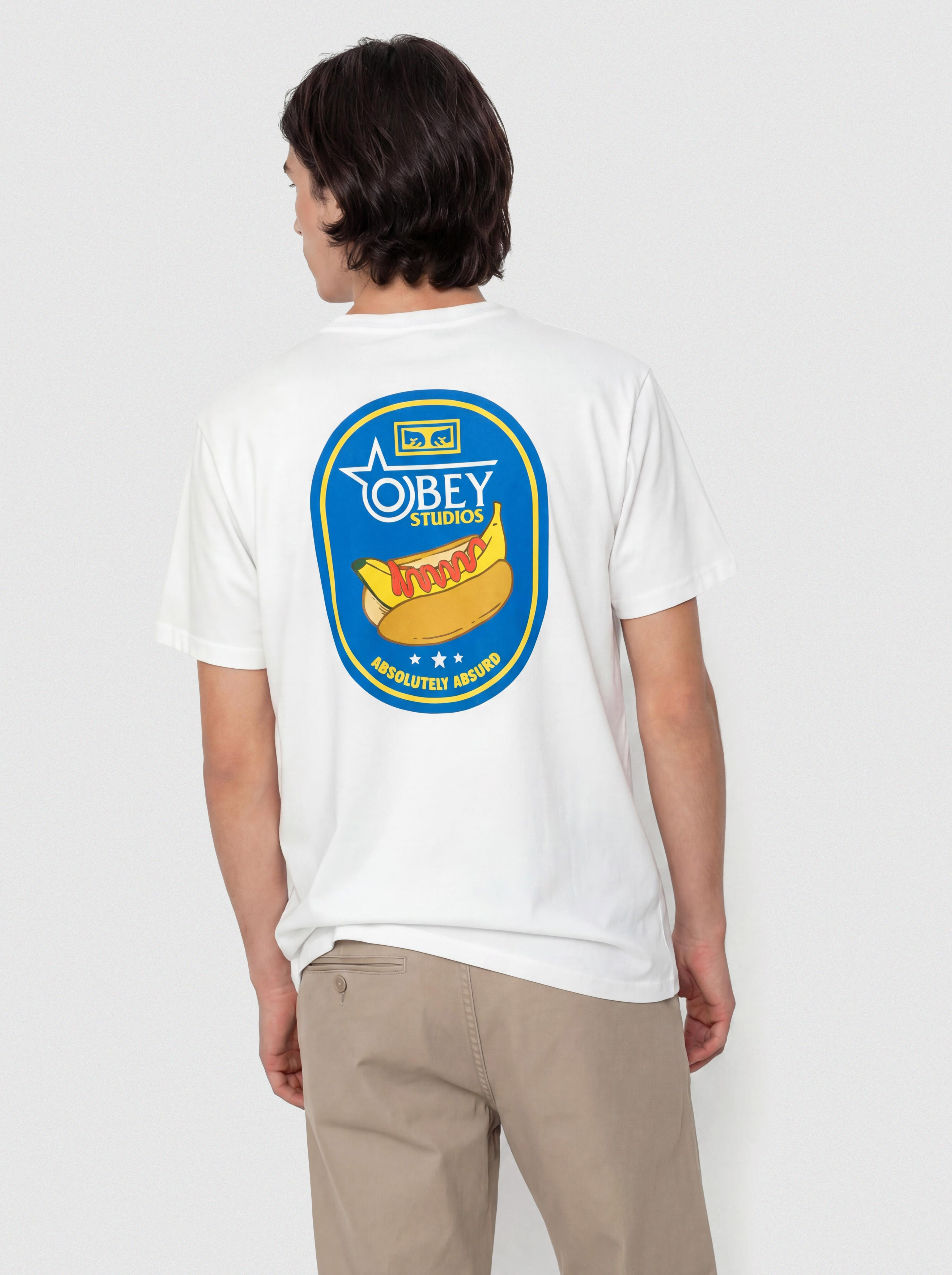Tričko OBEY Absolutely Absurd (white)