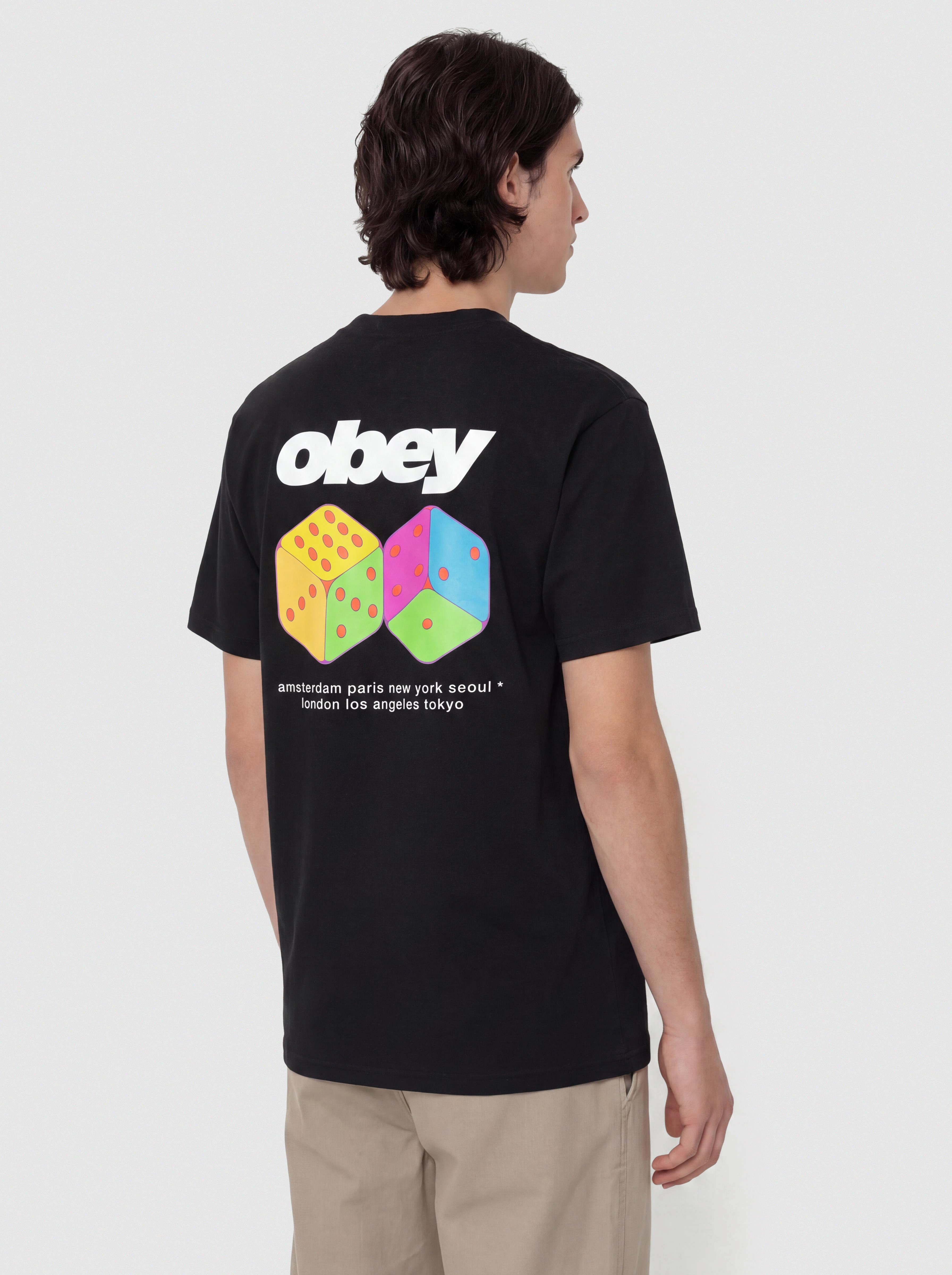 Tričko OBEY Dice (black)
