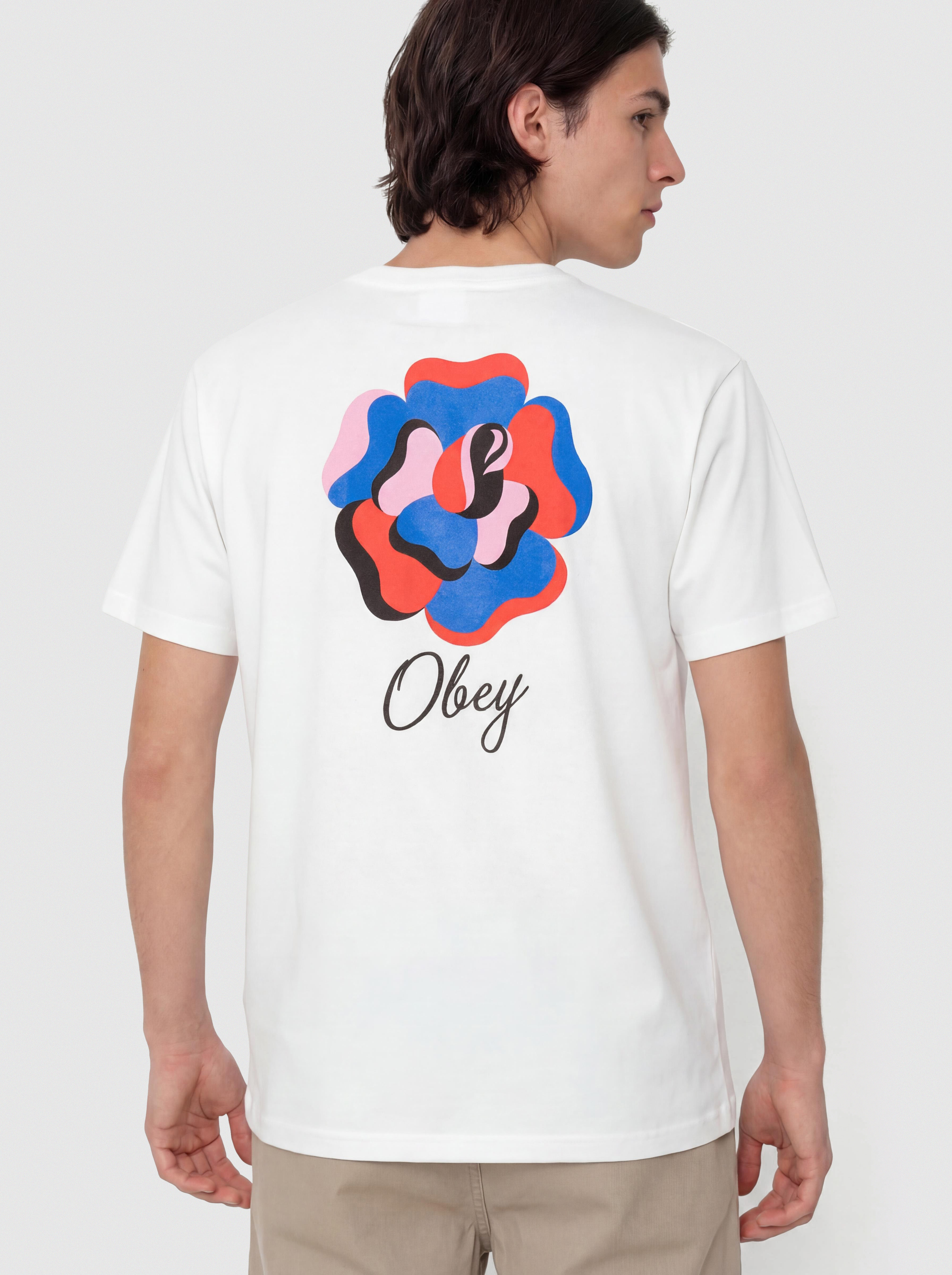 Tričko OBEY Paper Rose
