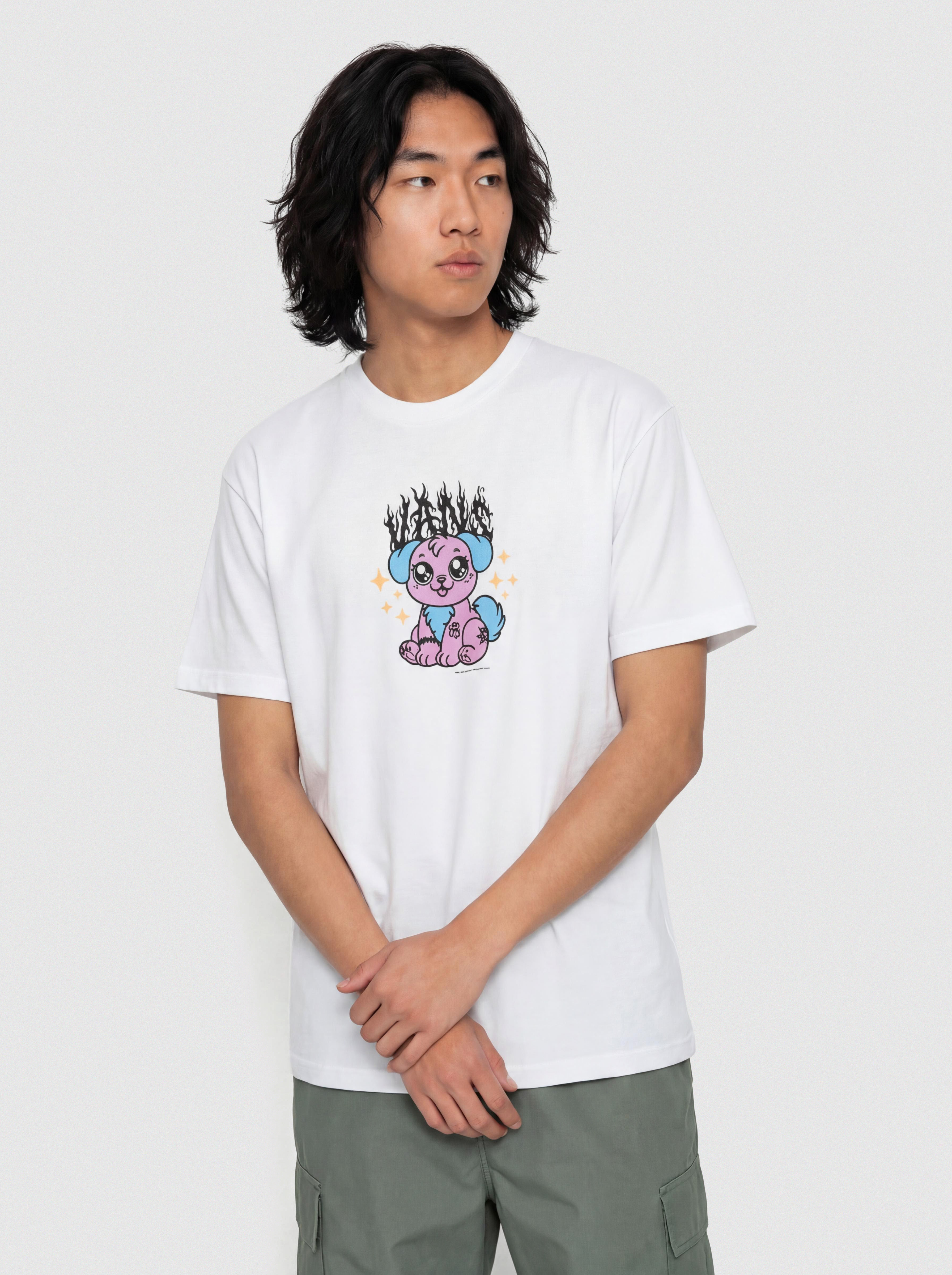 Tričko Vans Puppy Loose (white)