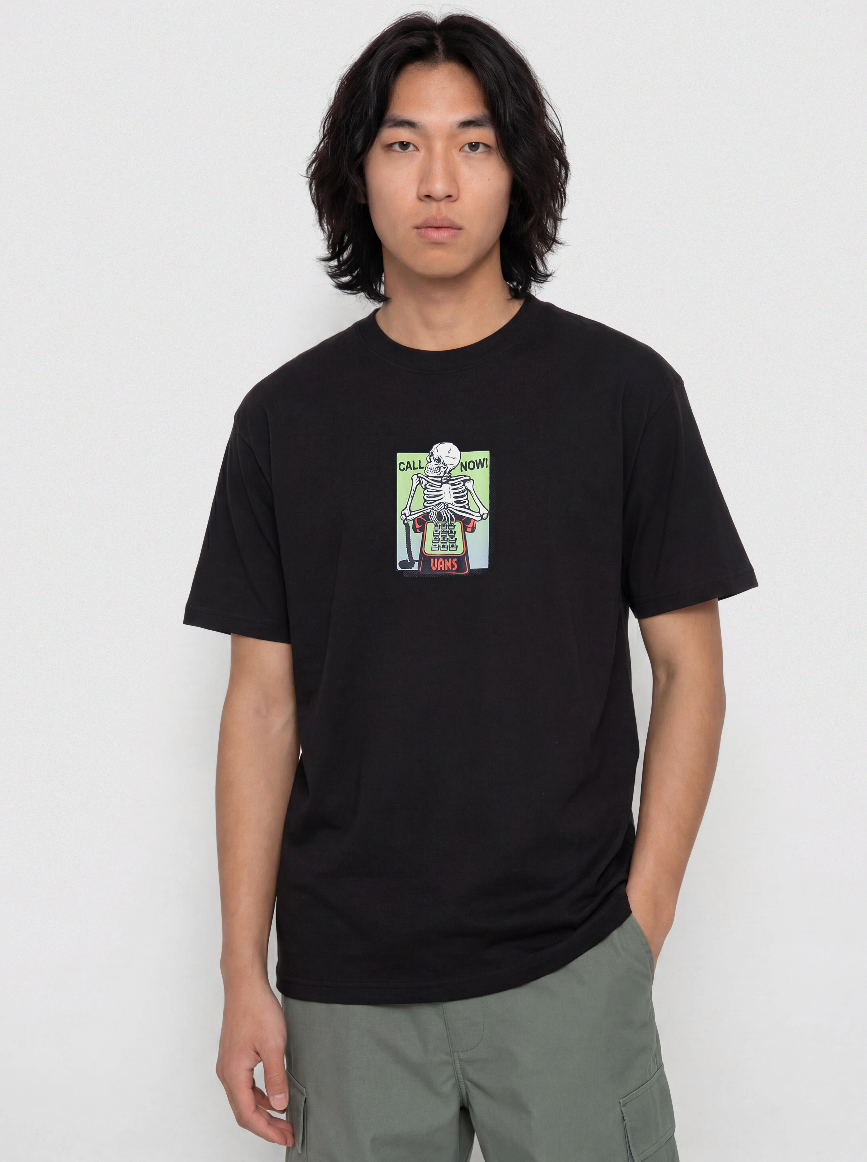 Tričko Vans Call Now (black)