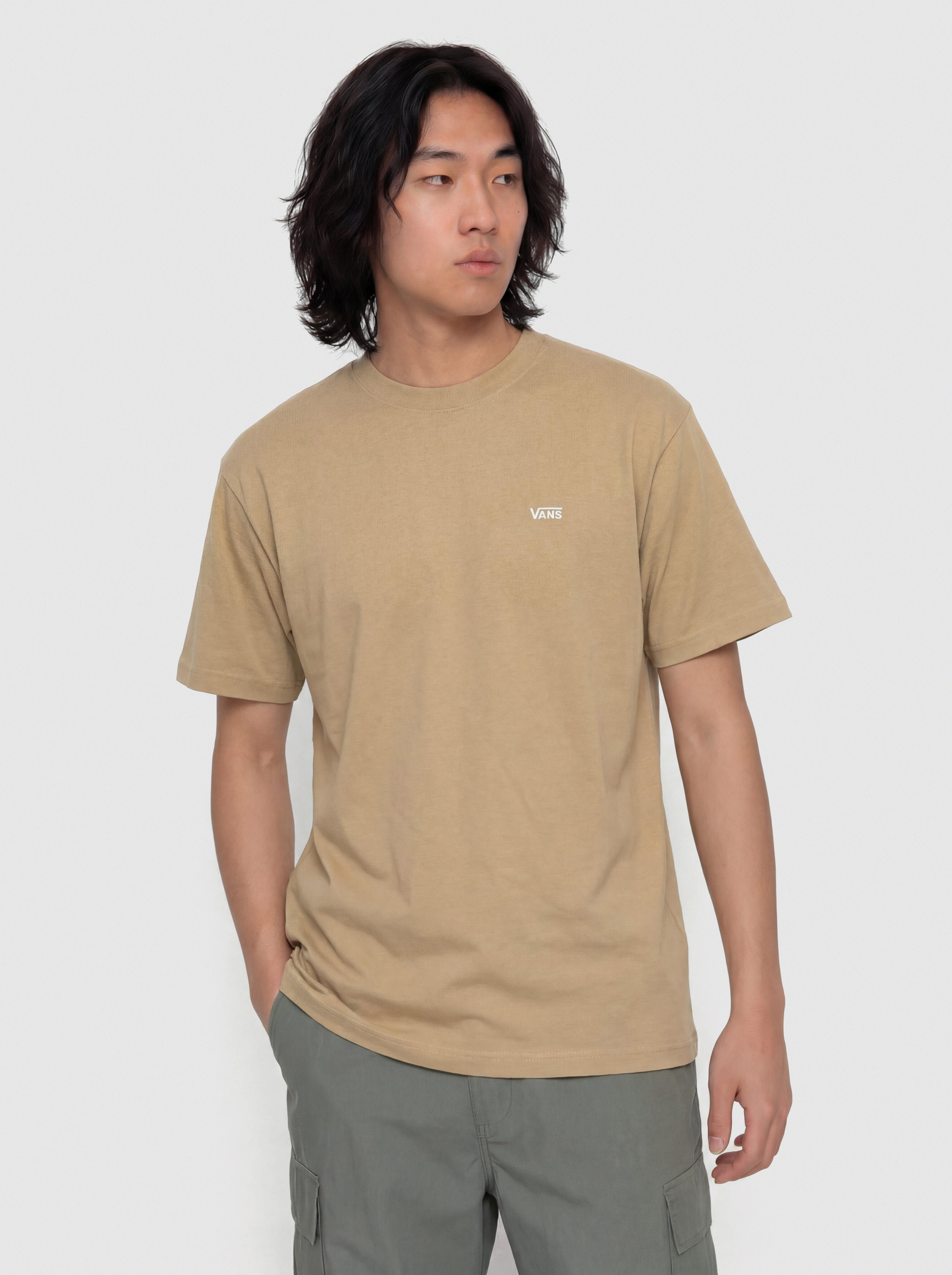Tričko Vans Left Chest II Loose (incense)