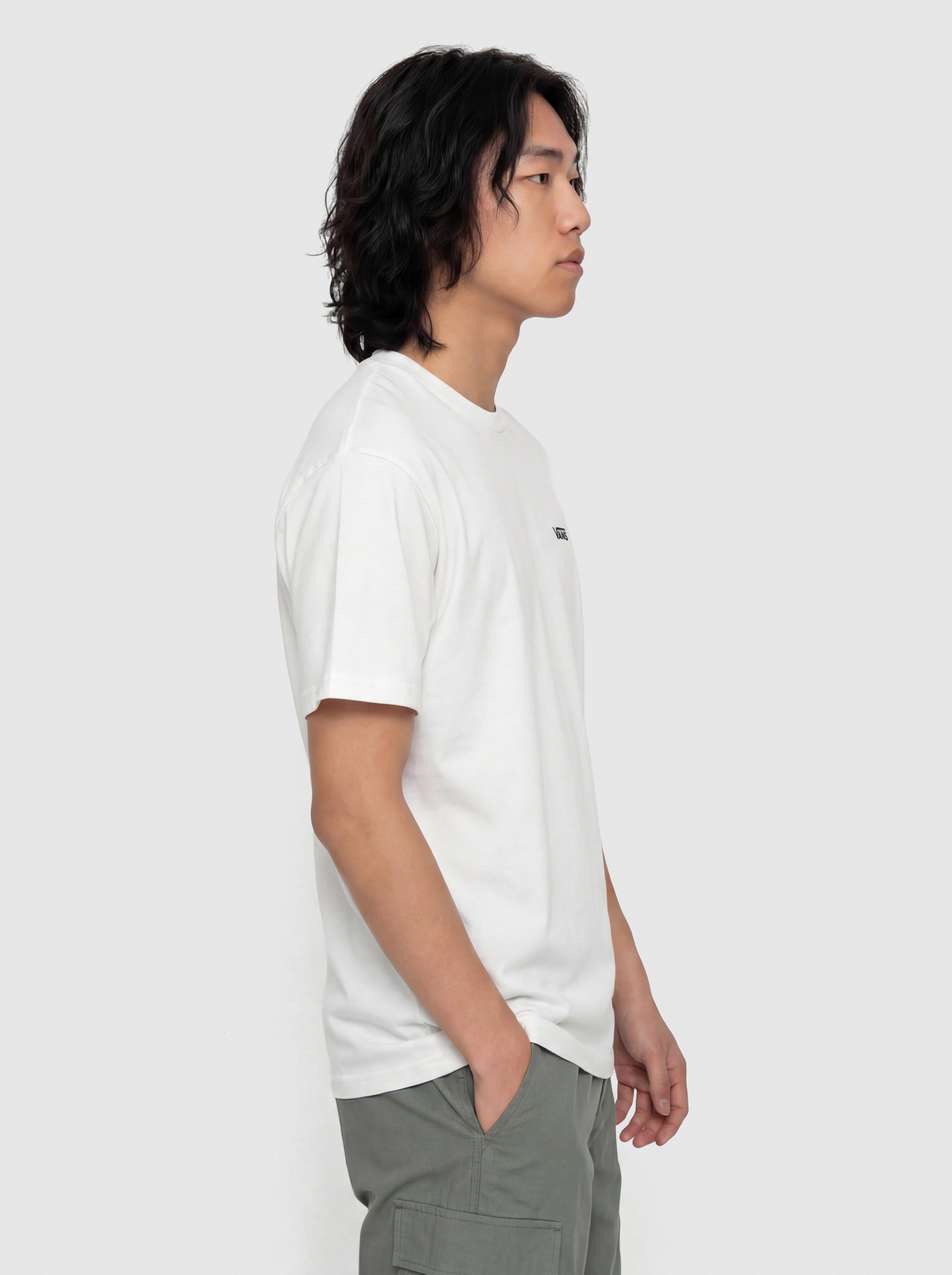 Tričko Vans Left Chest II Loose (white)