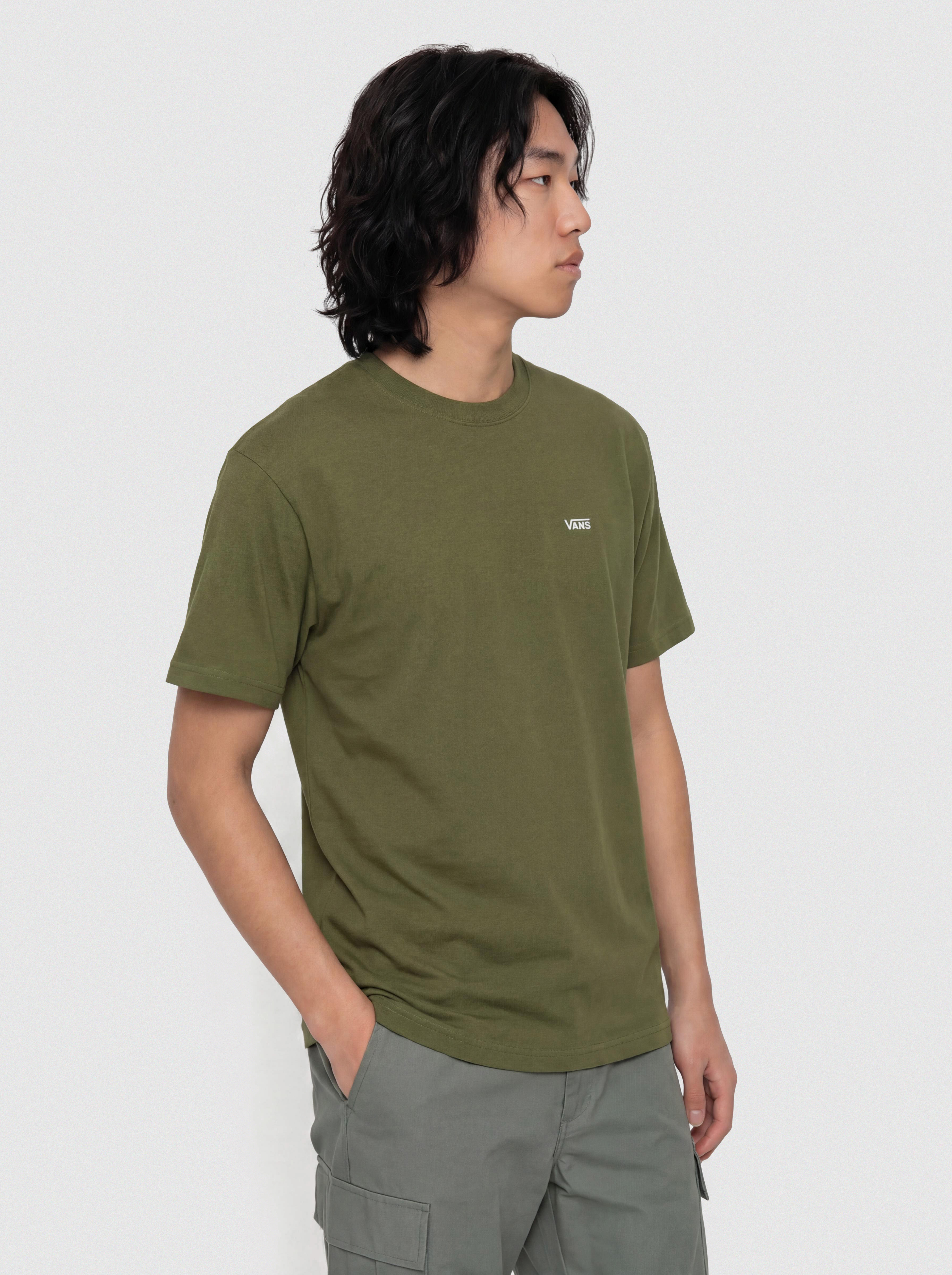 Tričko Vans Left Chest II Loose (green balsam)