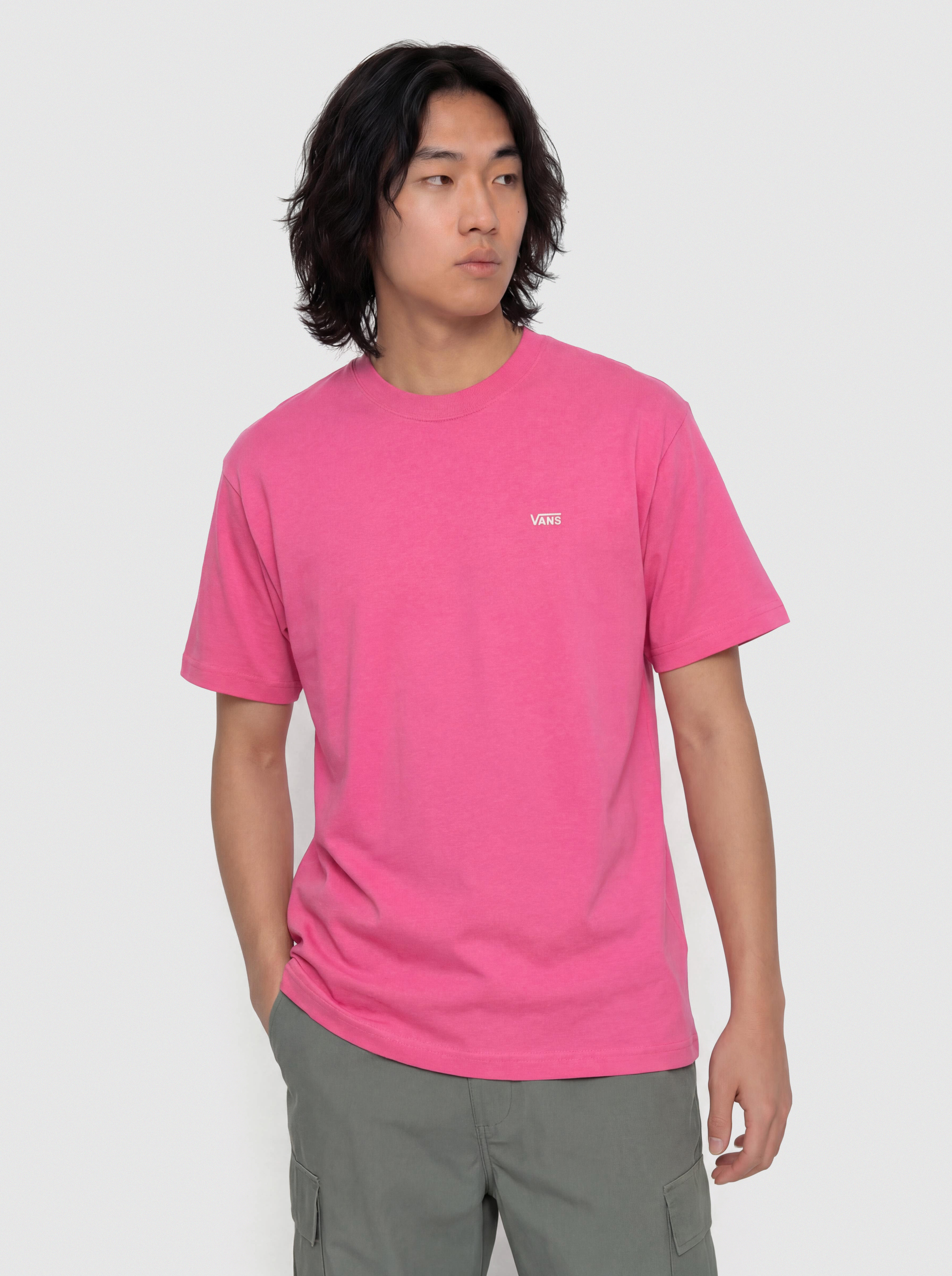 Tričko Vans Left Chest II Loose (pink velvet)