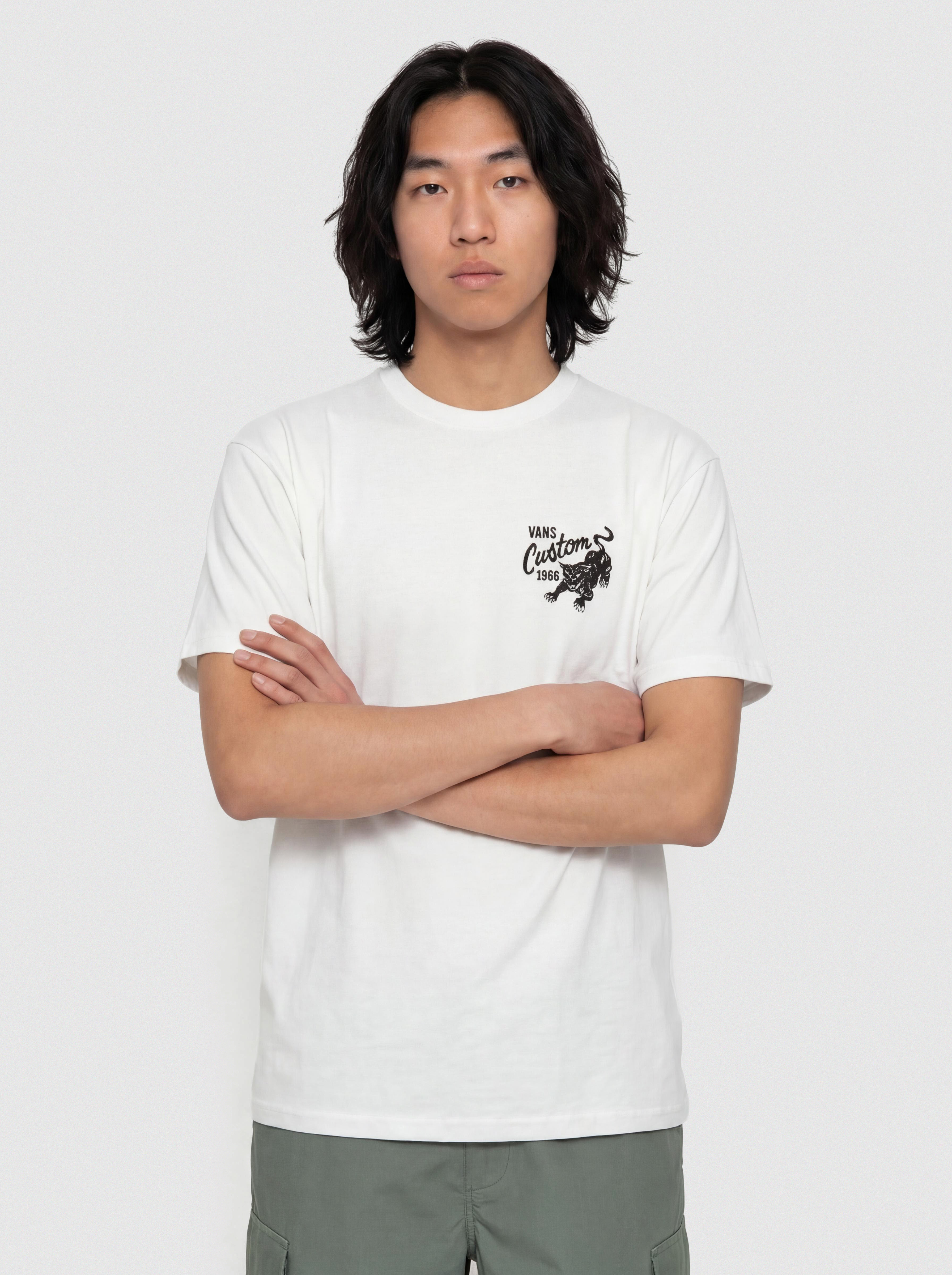 Tričko Vans Custom Cat (white)