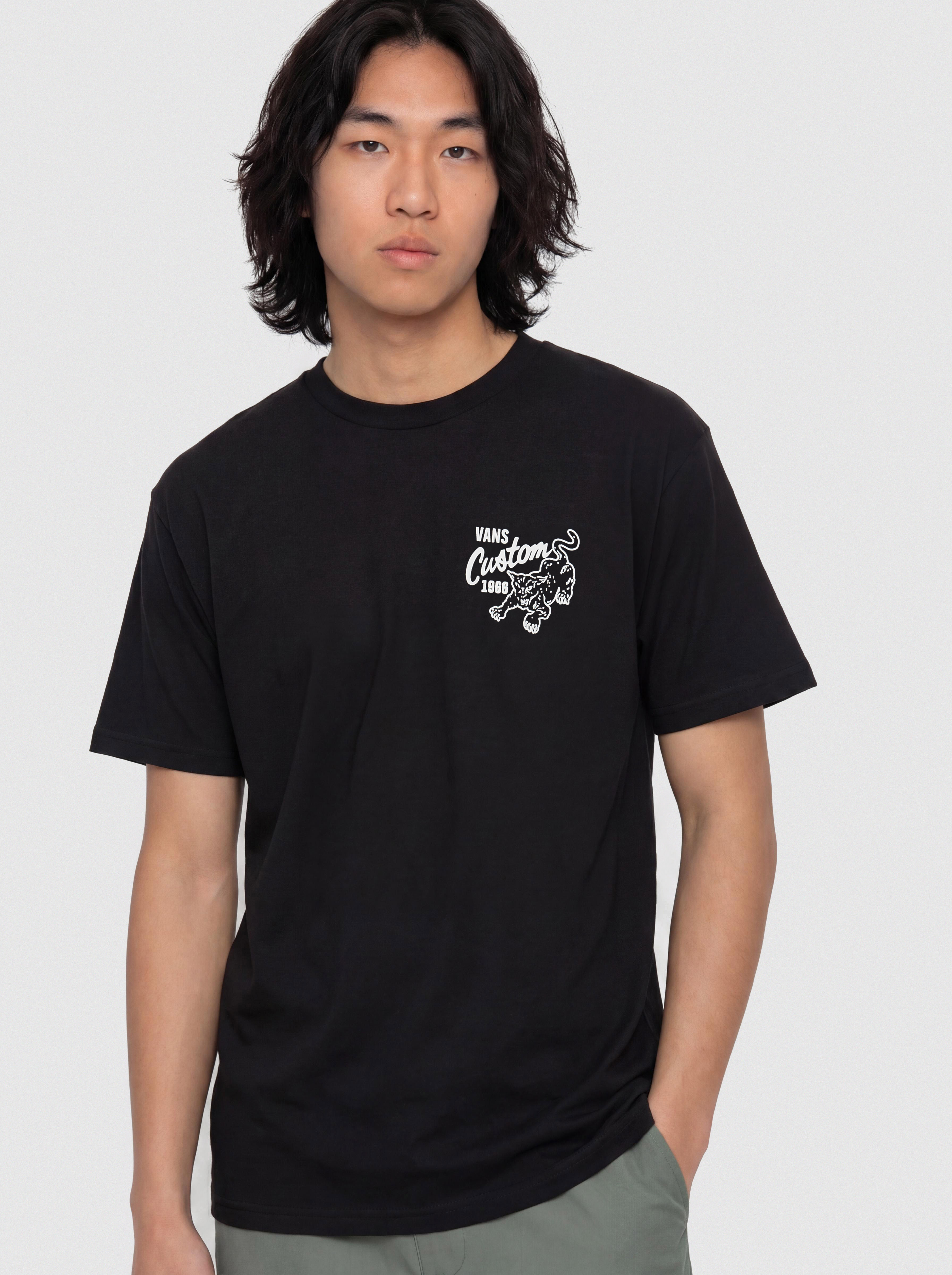 Tričko Vans Custom Cat (black)