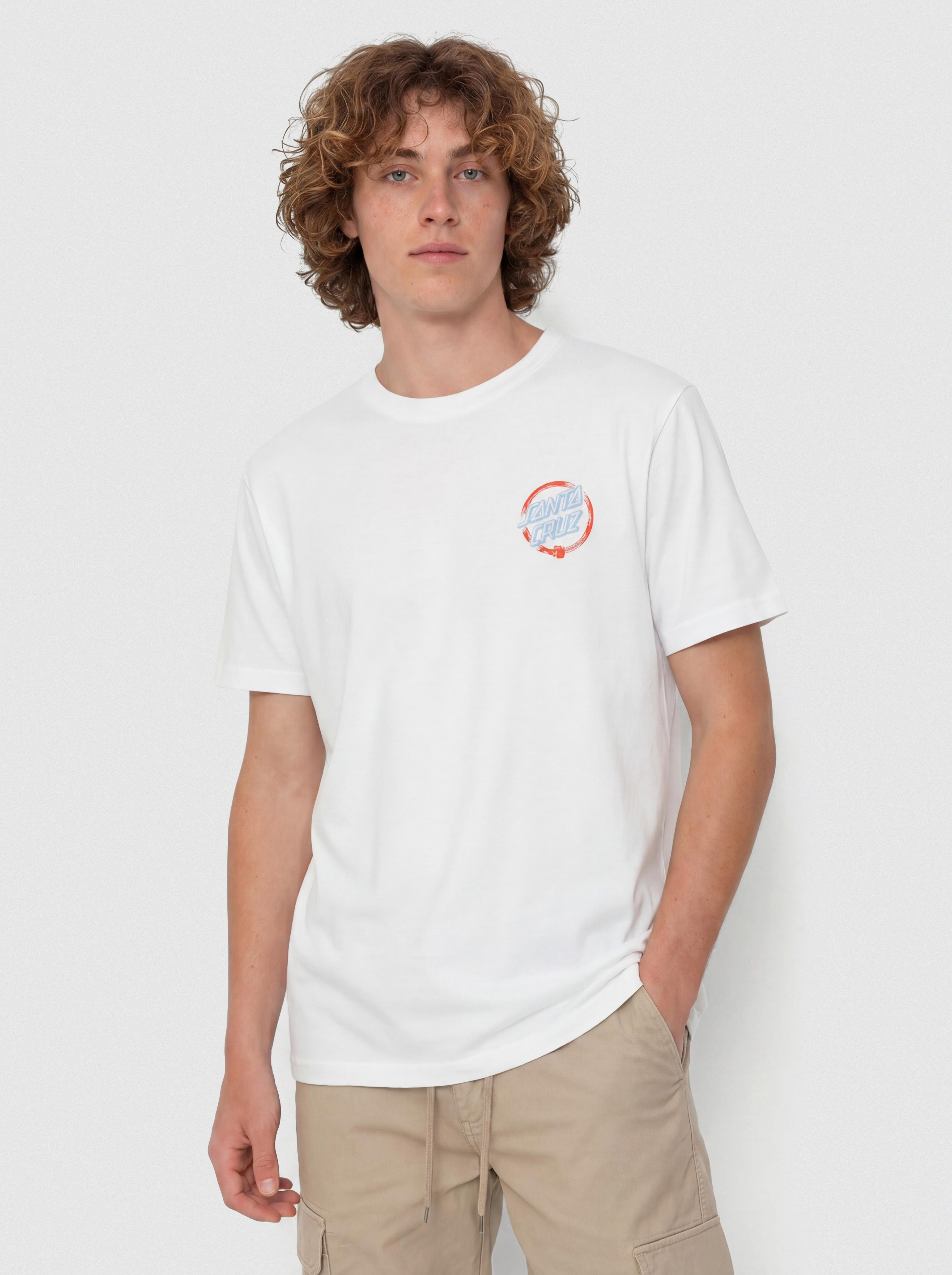 Tričko Santa Cruz Mako Dot (white)